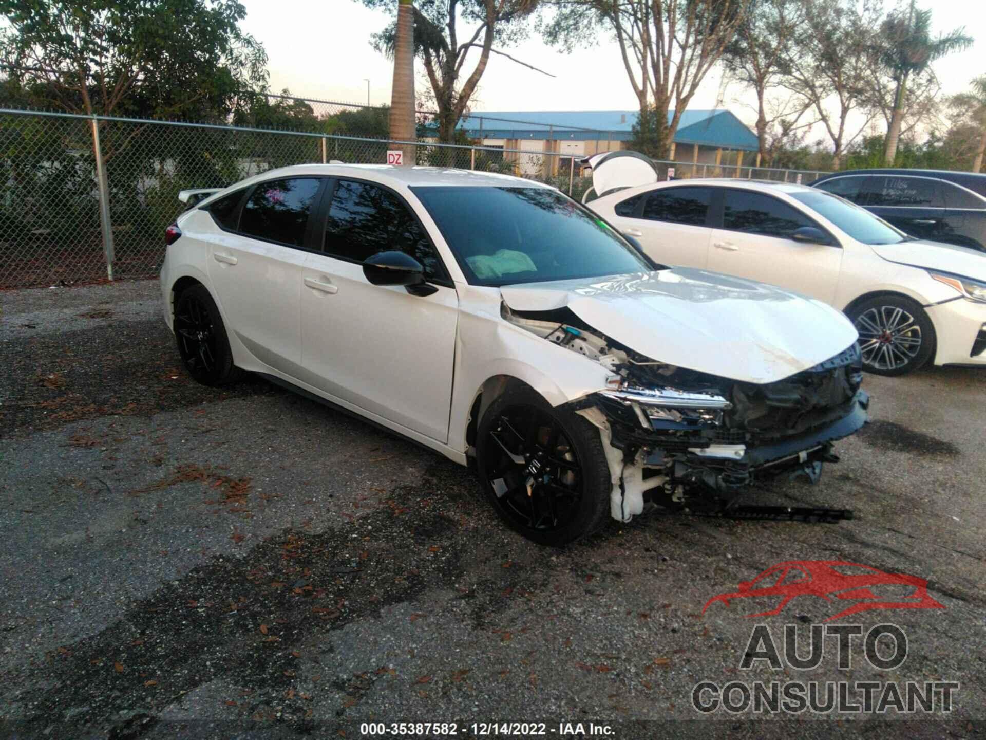 HONDA CIVIC HATCHBACK 2022 - 19XFL2H80NE002241