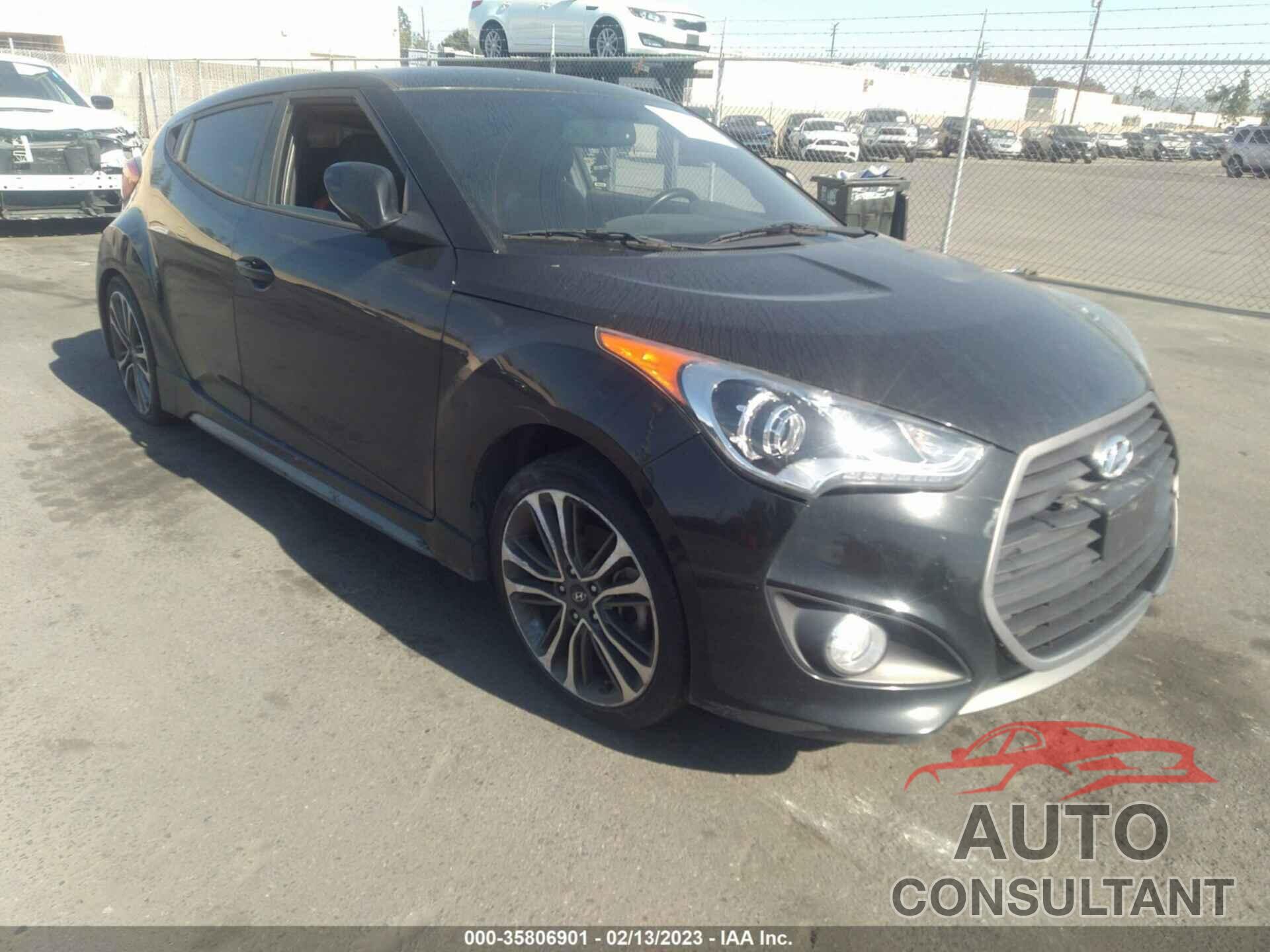 HYUNDAI VELOSTER 2016 - KMHTC6AE1GU297022