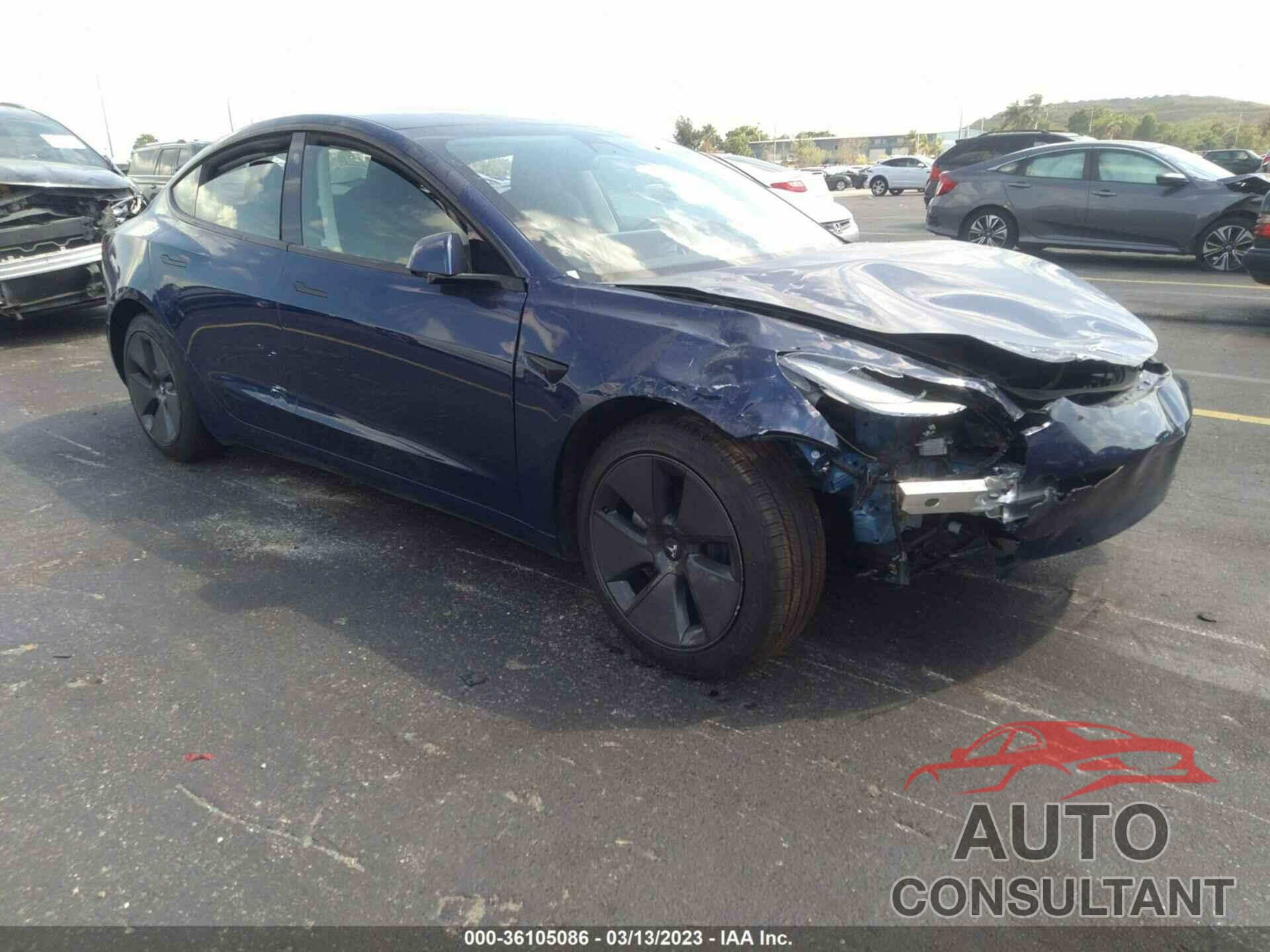 TESLA MODEL 3 2022 - 5YJ3E1EAXNF184748
