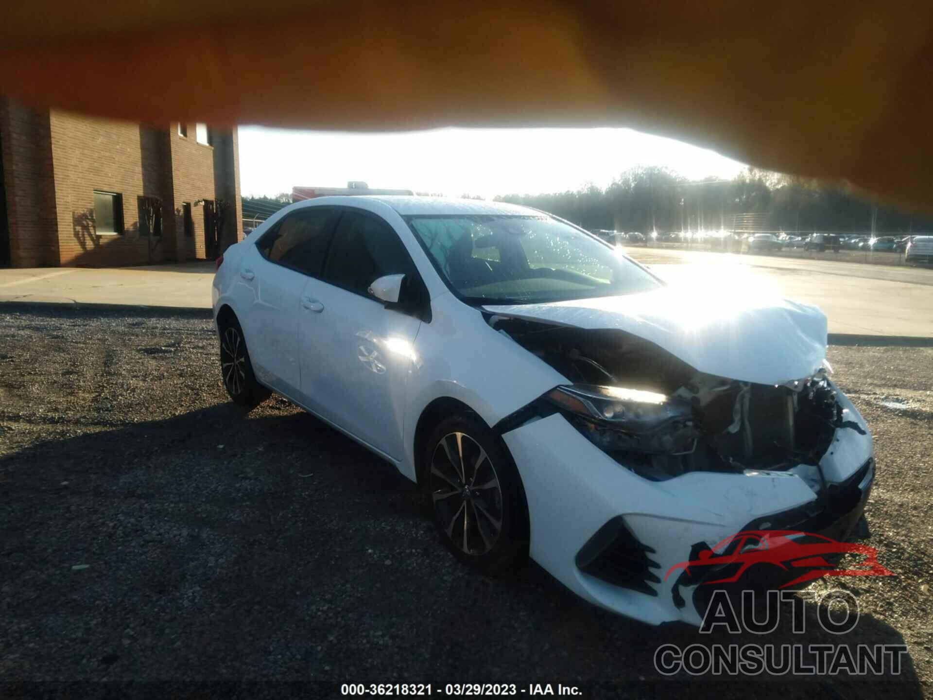TOYOTA COROLLA 2019 - 5YFBURHE0KP878201