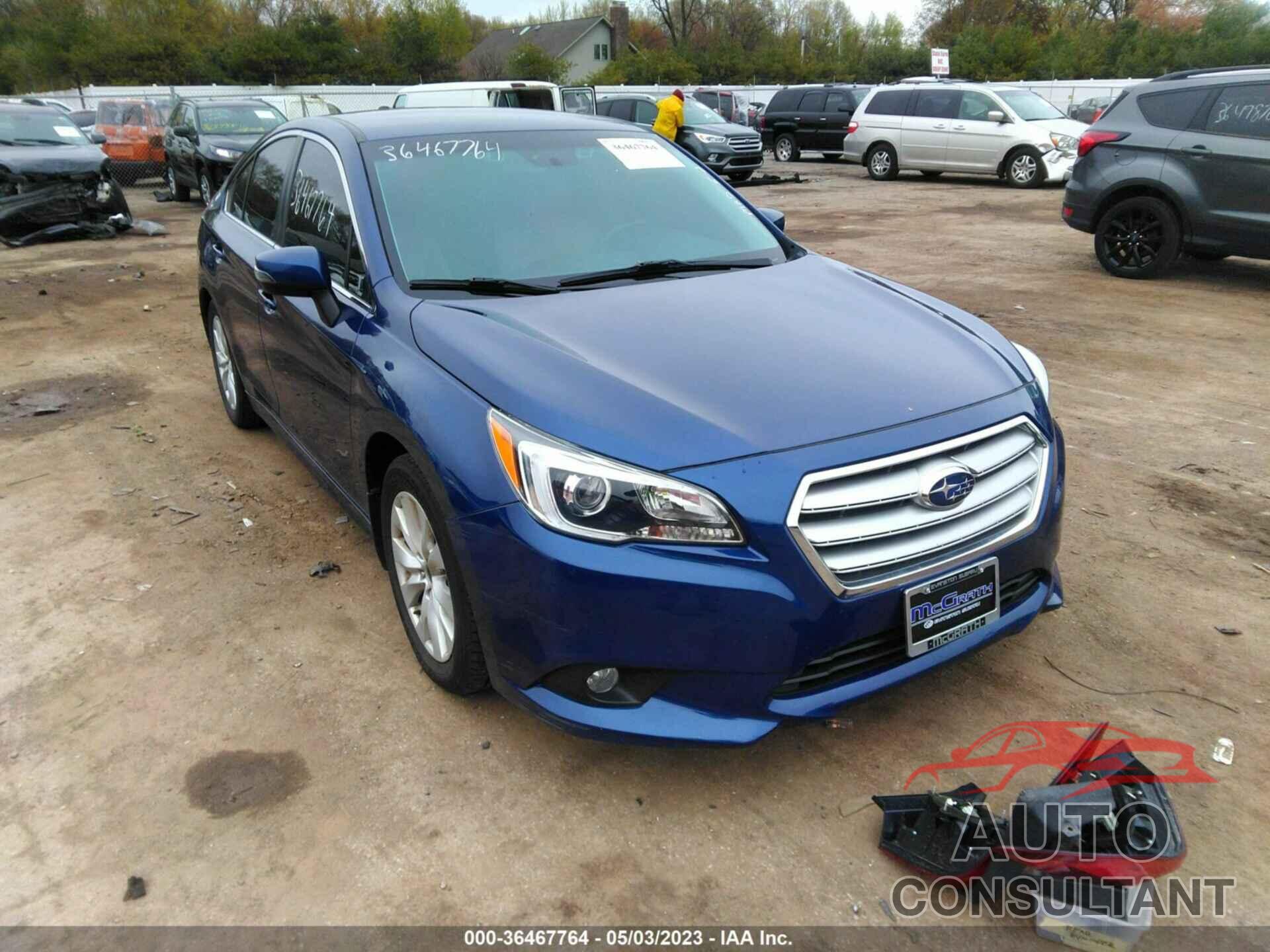 SUBARU LEGACY 2016 - 4S3BNBF62G3052773