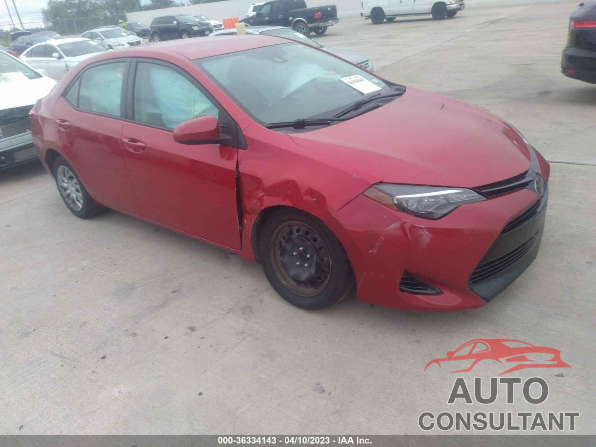 TOYOTA COROLLA 2017 - 5YFBURHE7HP688243