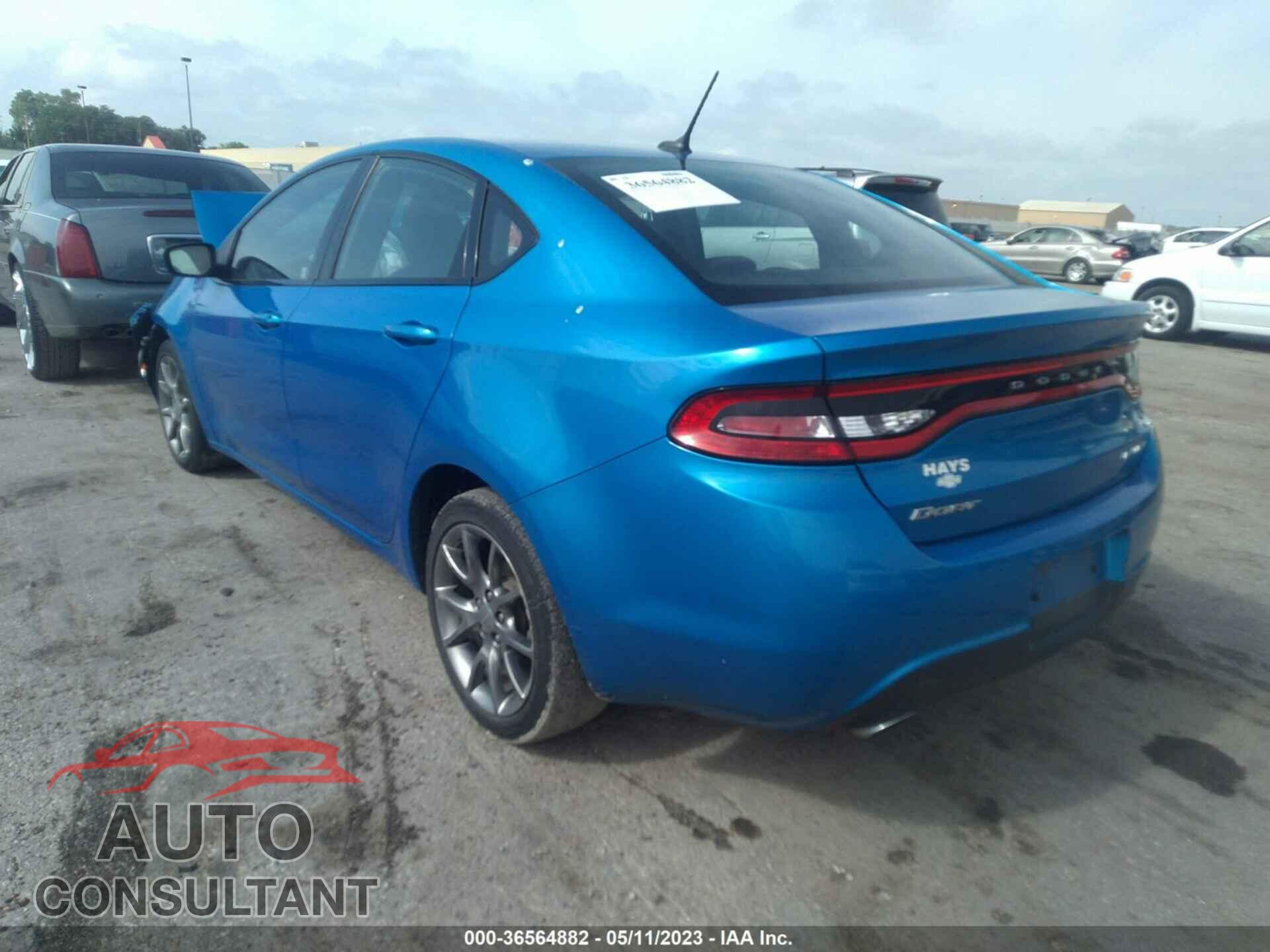 DODGE DART 2015 - 1C3CDFBB1FD252378