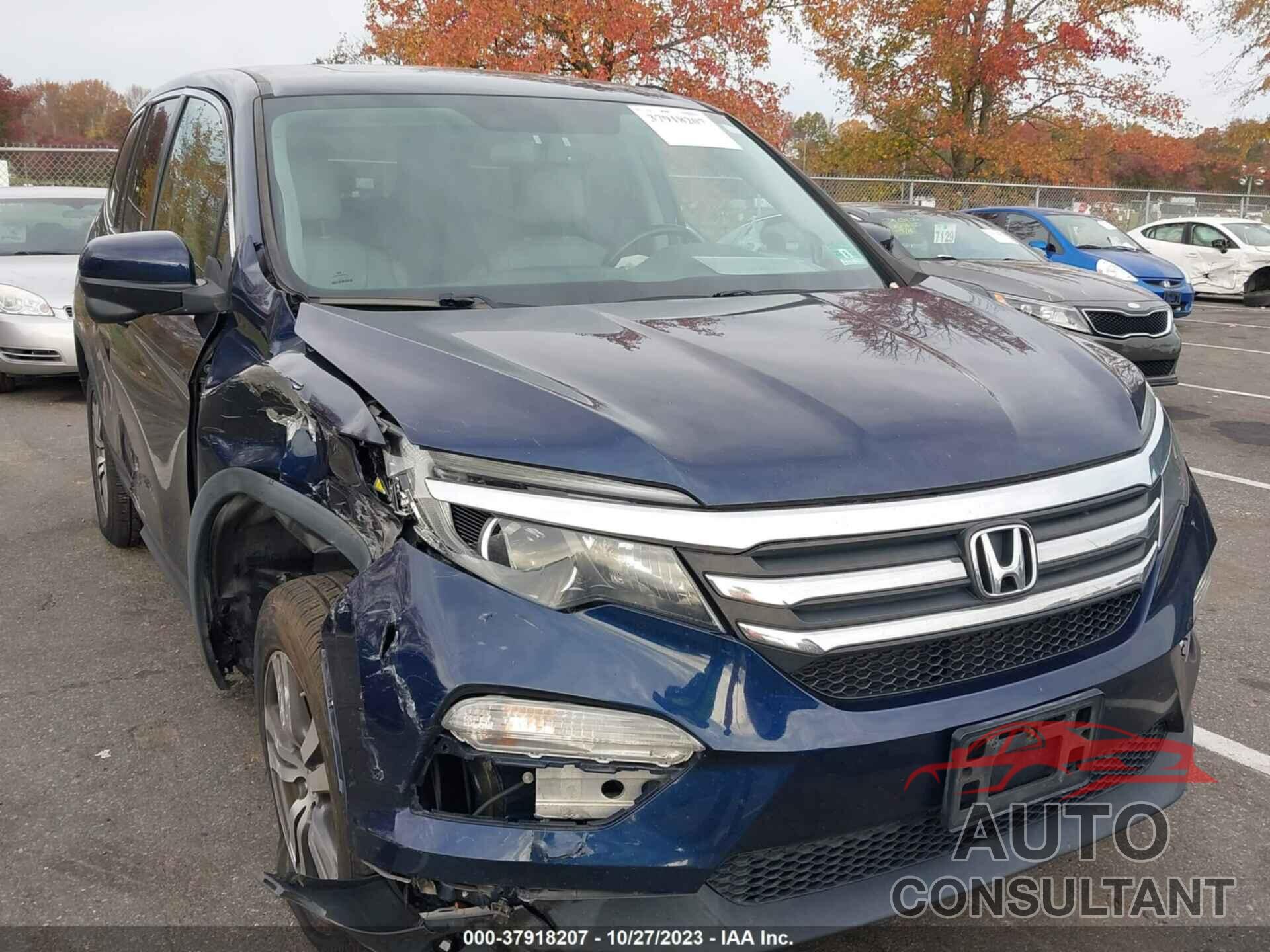 HONDA PILOT 2016 - 5FNYF6H58GB117051