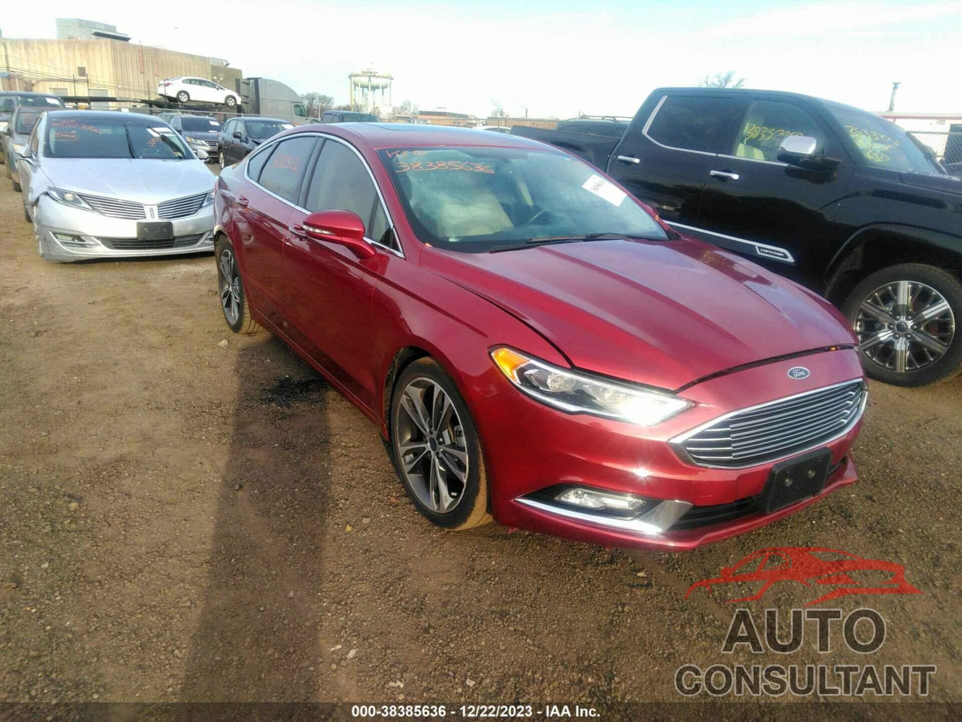 FORD FUSION 2017 - 3FA6P0K91HR263827