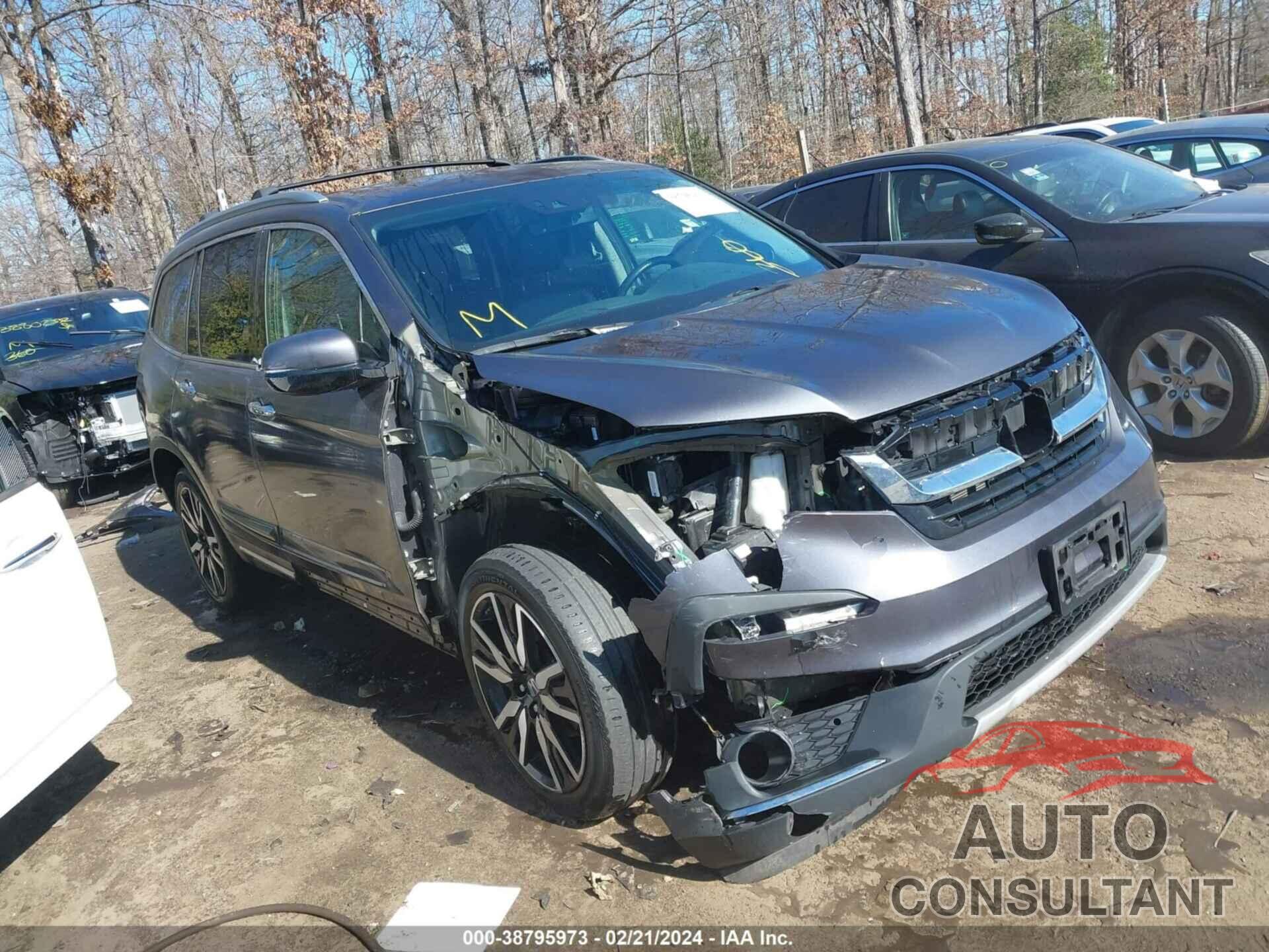 HONDA PILOT 2019 - 5FNYF6H08KB023989