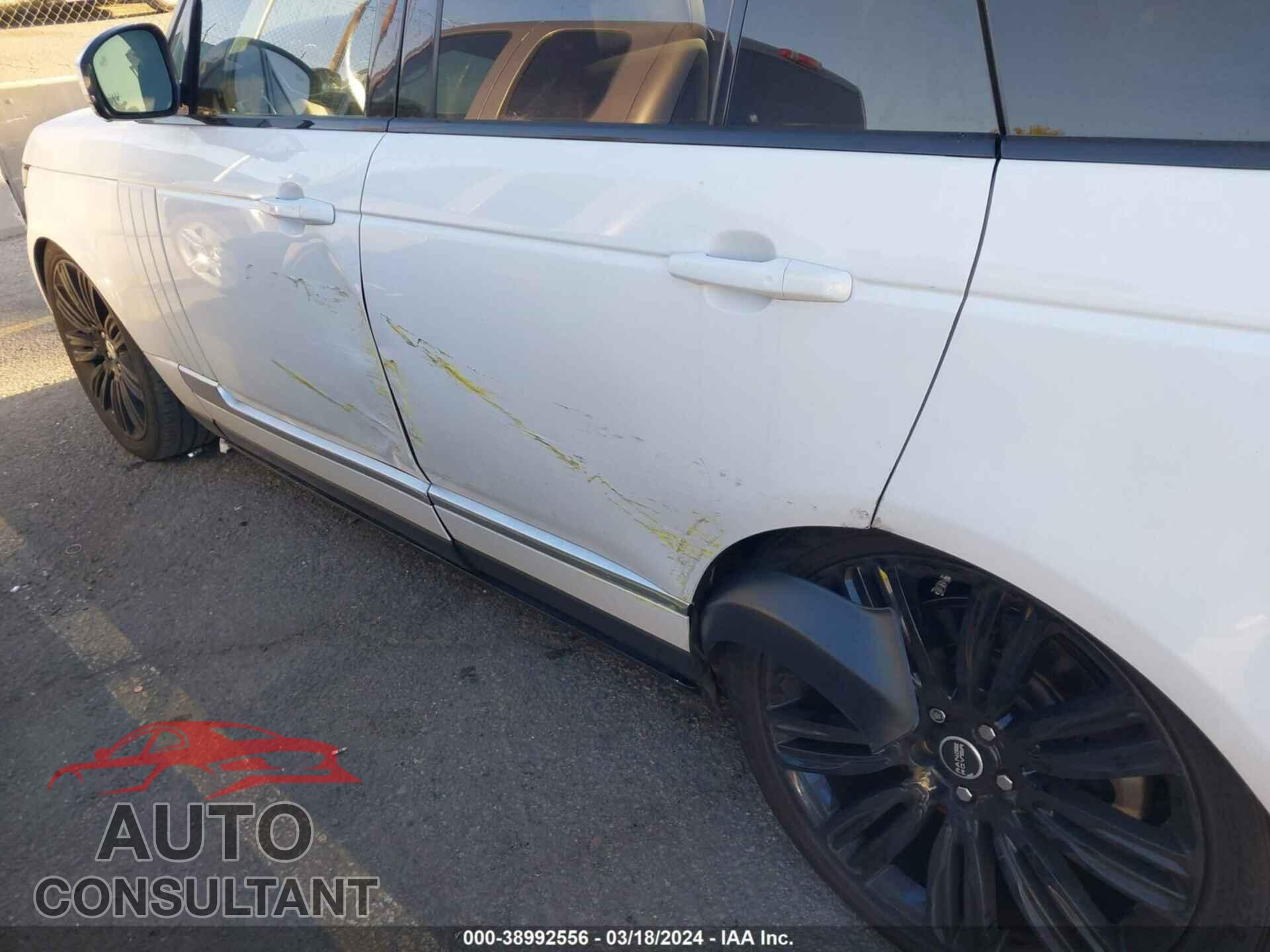 LAND ROVER RANGE ROVER 2016 - SALGS2EF1GA301598