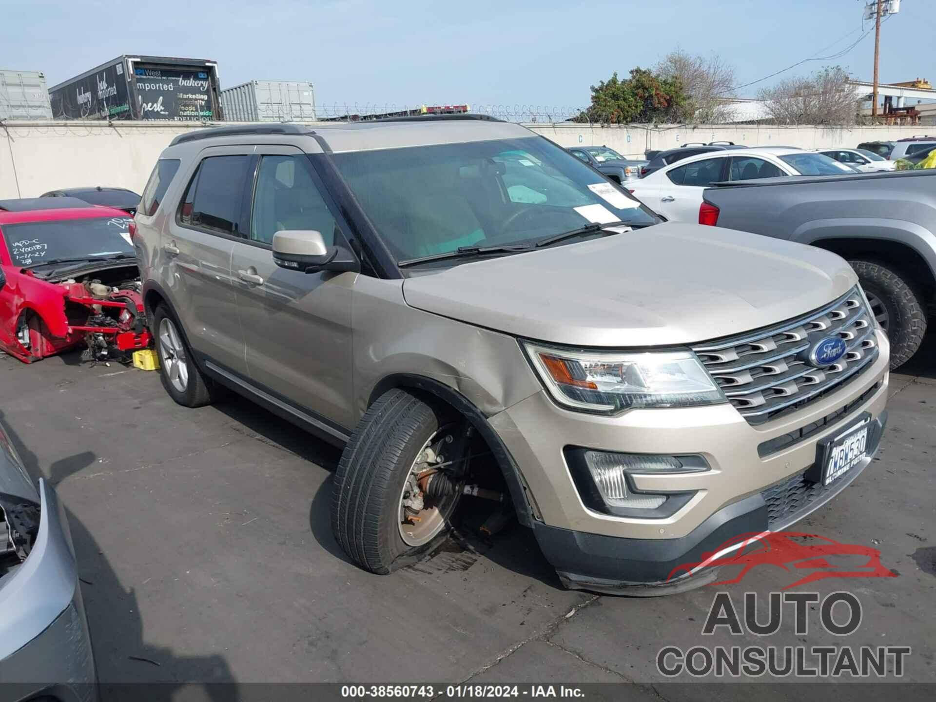 FORD EXPLORER 2017 - 1FM5K7D86HGA76216