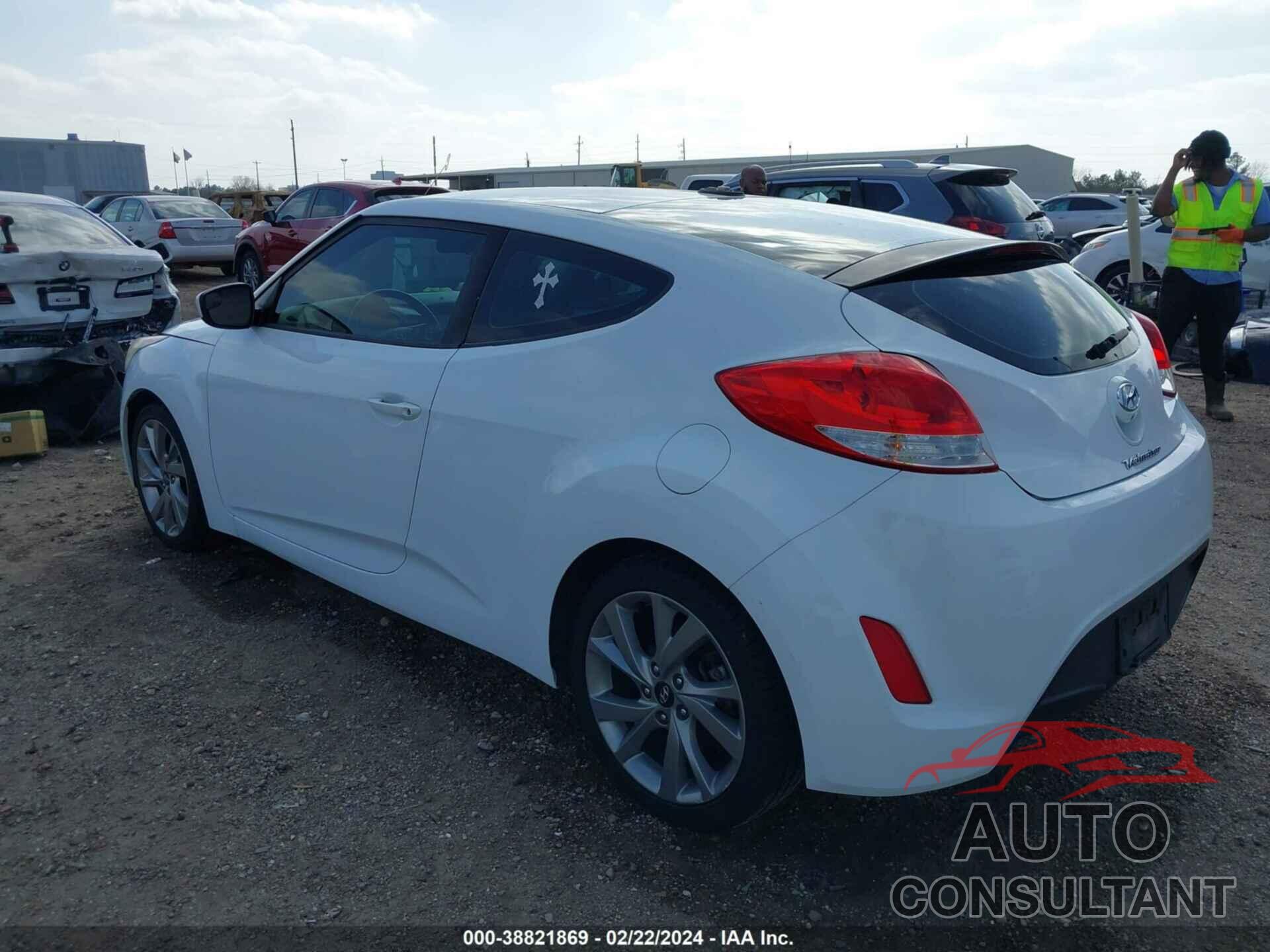 HYUNDAI VELOSTER 2017 - KMHTC6AD6HU311215