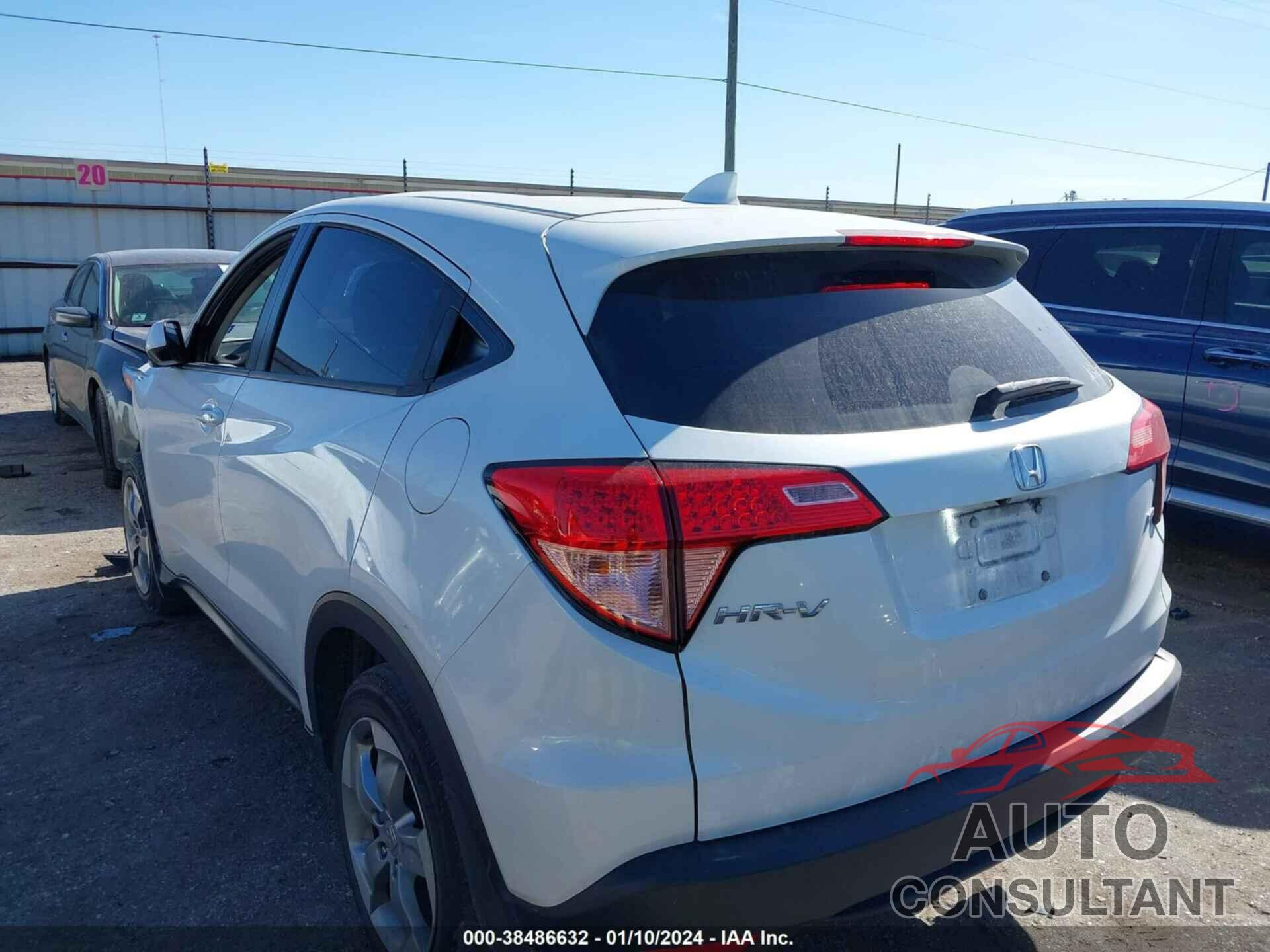 HONDA HR-V 2017 - 3CZRU6H35HM721124