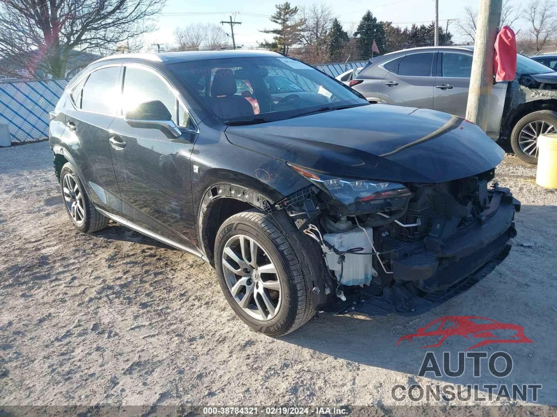 LEXUS NX 200T 2016 - JTJBARBZ3G2080427