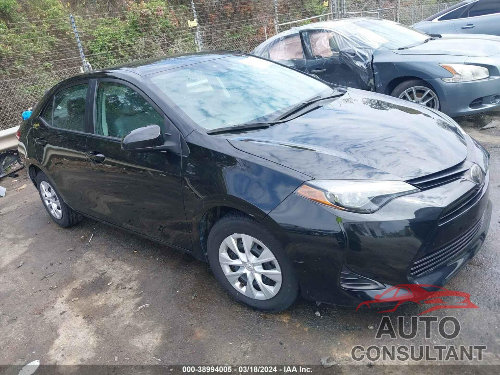 TOYOTA COROLLA 2019 - 2T1BURHE1KC162777