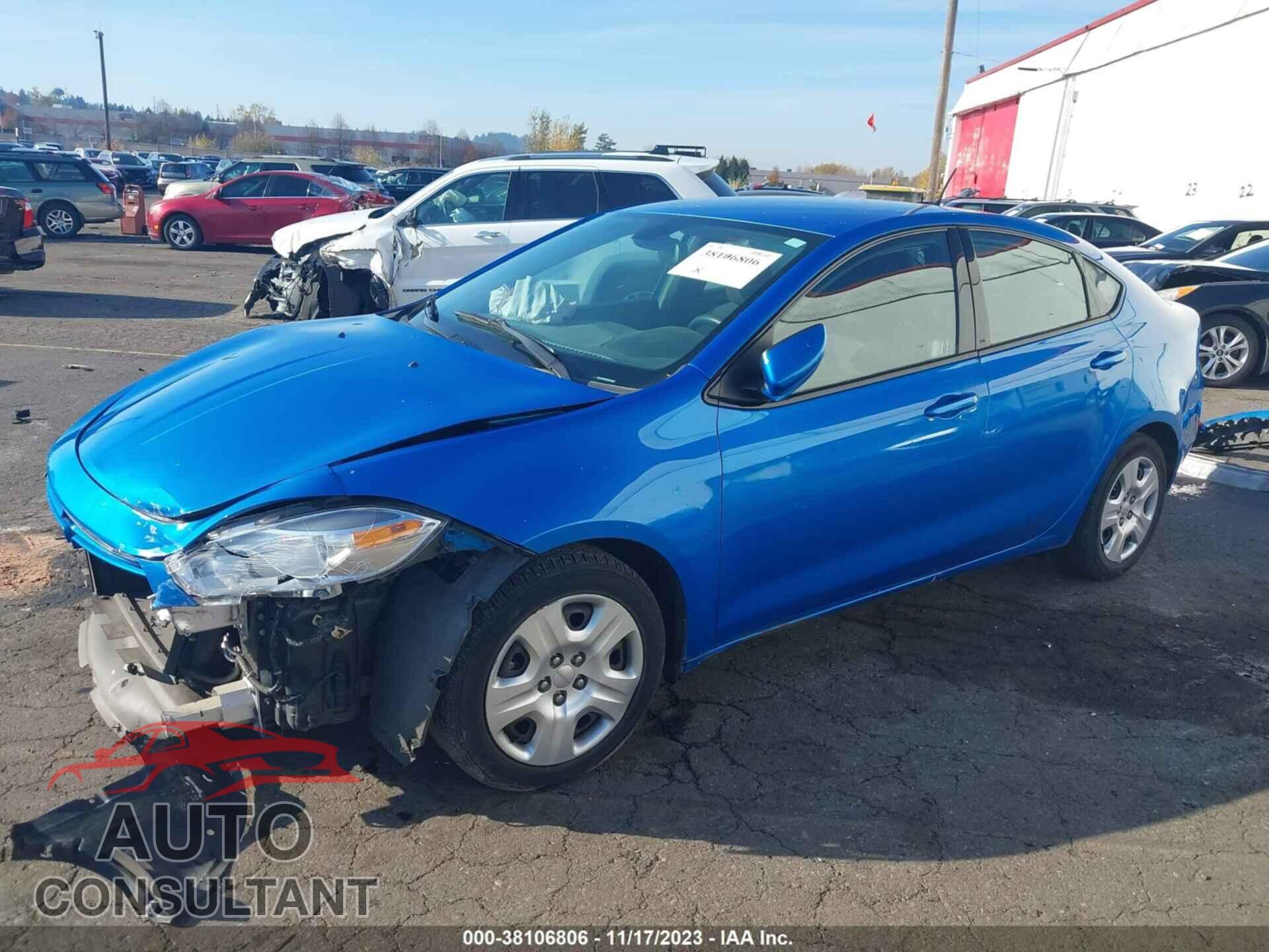 DODGE DART 2015 - 1C3CDFAA1FD345782