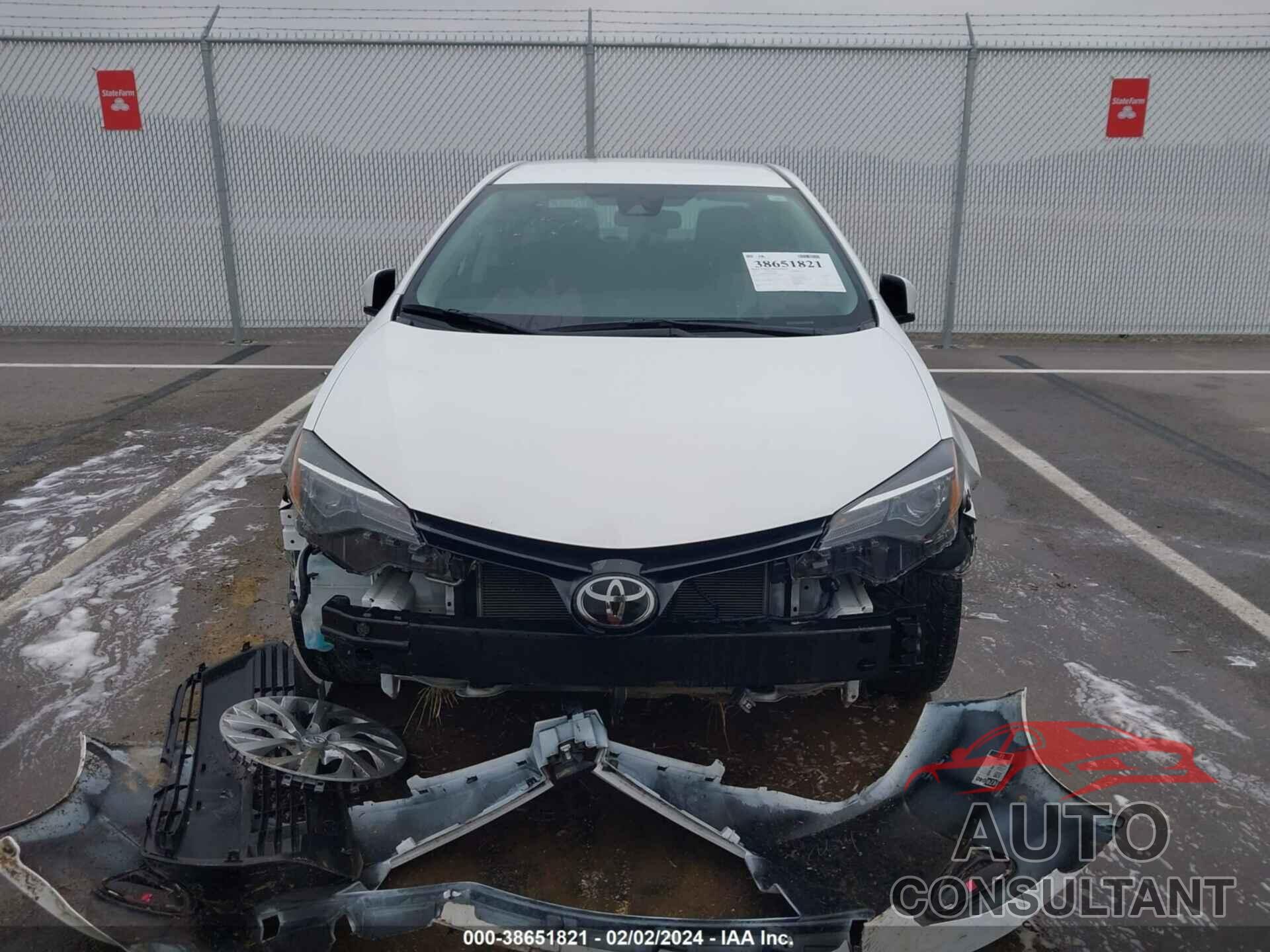 TOYOTA COROLLA 2019 - 2T1BURHE0KC222998