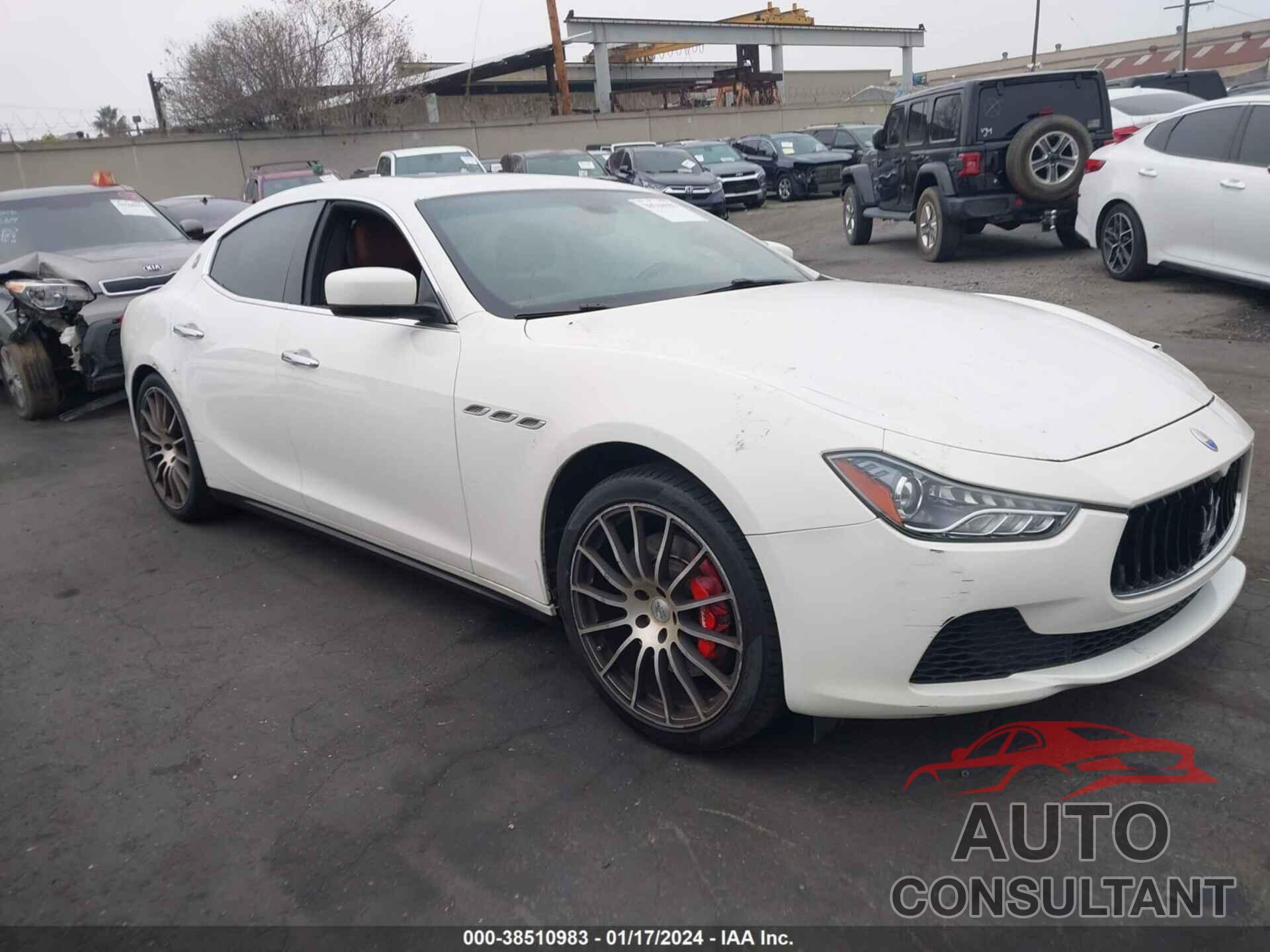 MASERATI GHIBLI 2016 - ZAM57RSA6G1177342