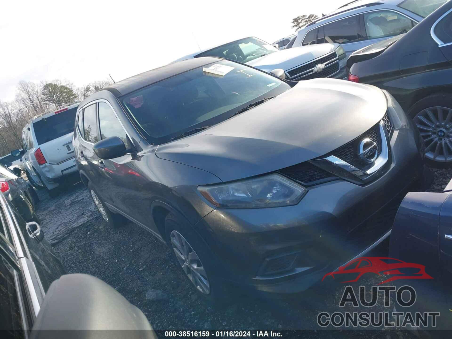 NISSAN ROGUE 2016 - KNMAT2MT0GP650654