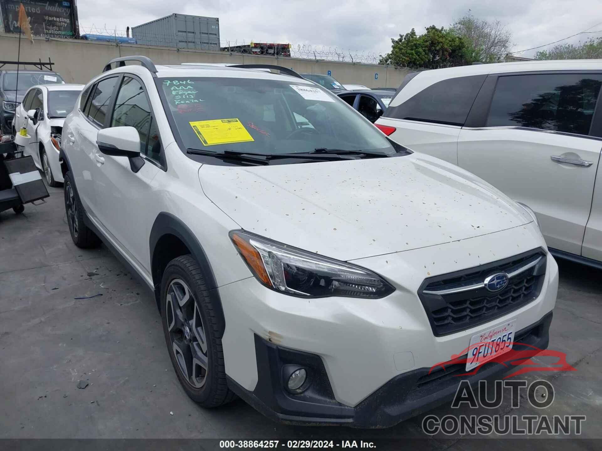 SUBARU CROSSTREK 2019 - JF2GTANC8KH344907