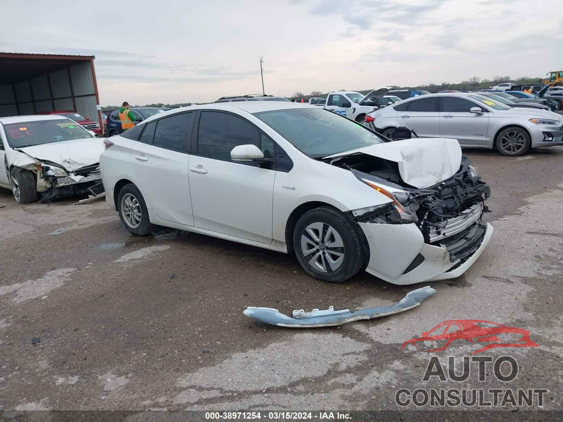 TOYOTA PRIUS 2017 - JTDKBRFU0H3050974