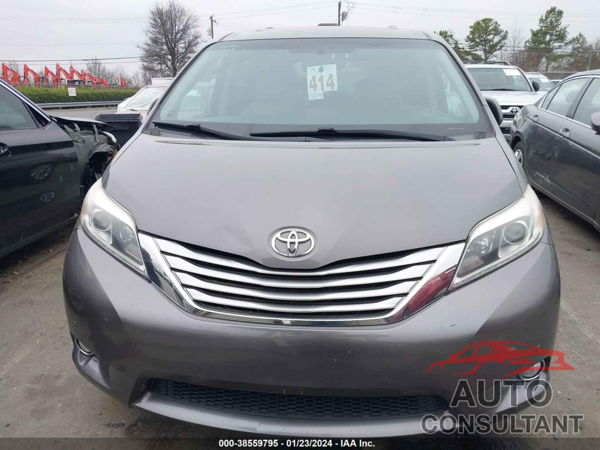 TOYOTA SIENNA 2017 - 5TDYZ3DC6HS848231