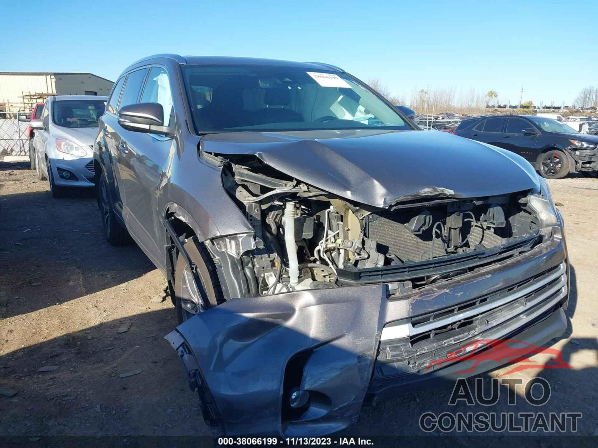 TOYOTA HIGHLANDER 2017 - 5TDJZRFHXHS483761