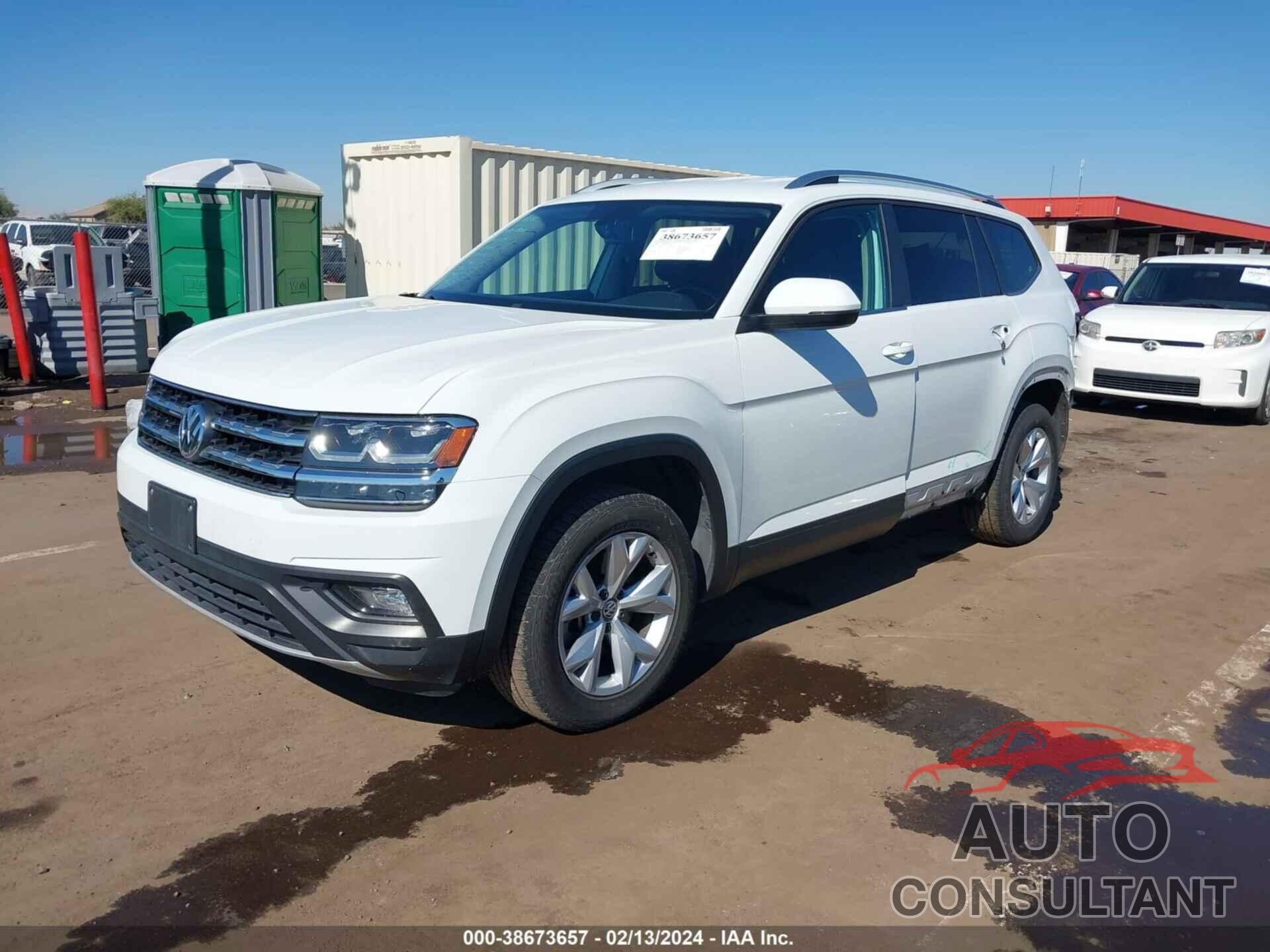 VOLKSWAGEN ATLAS 2018 - 1V2KR2CA9JC564825