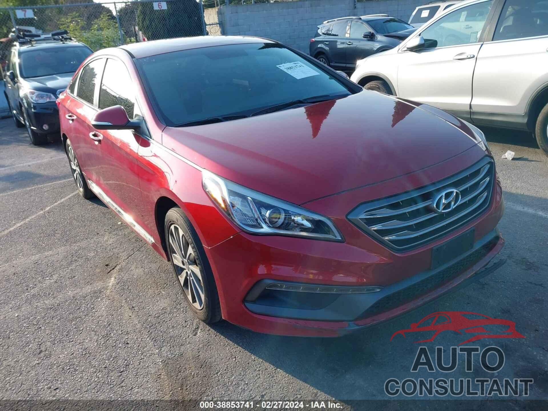 HYUNDAI SONATA 2016 - 5NPE34AF2GH356888
