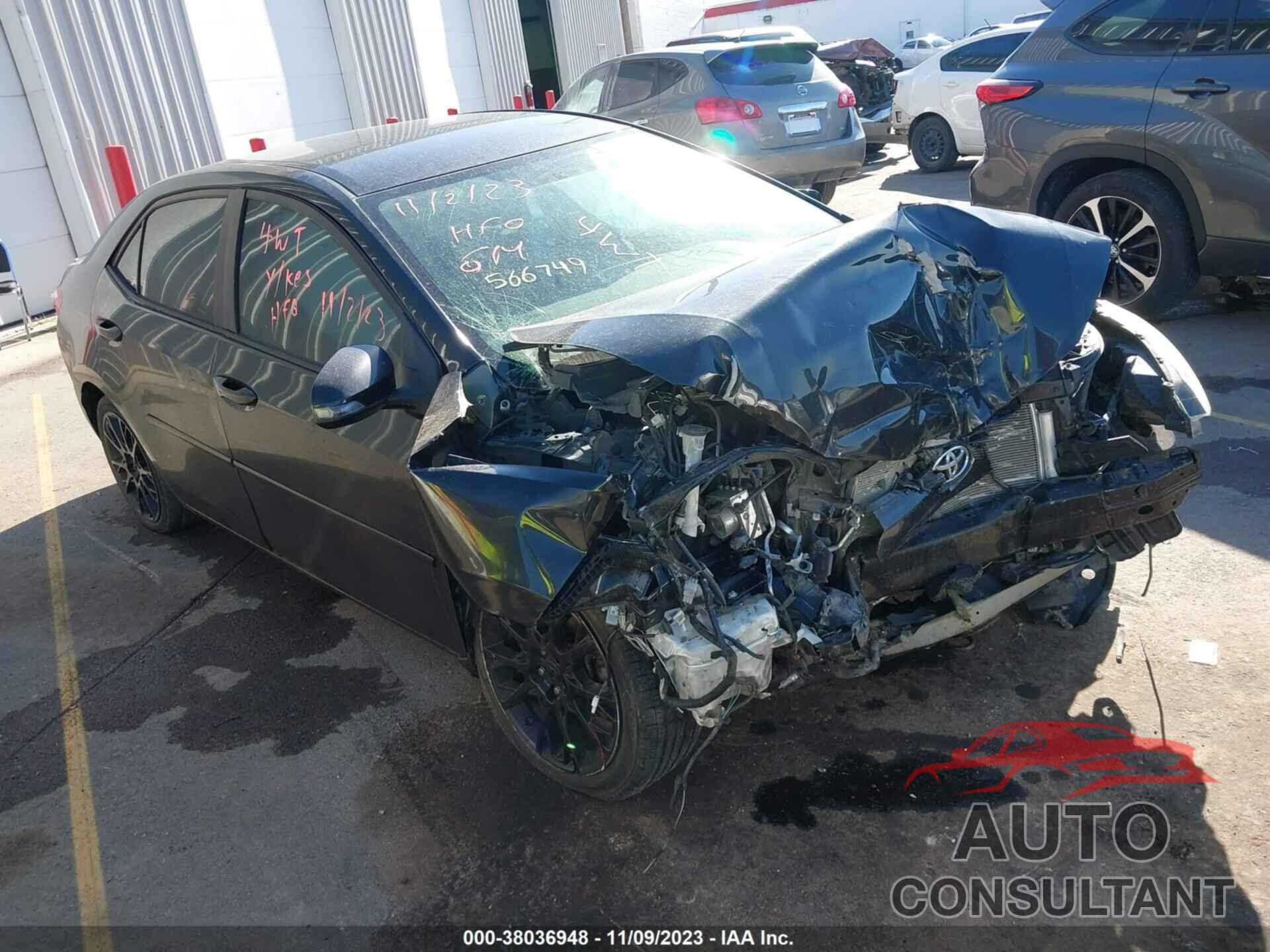 TOYOTA COROLLA 2016 - 2T1BURHE1GC566749