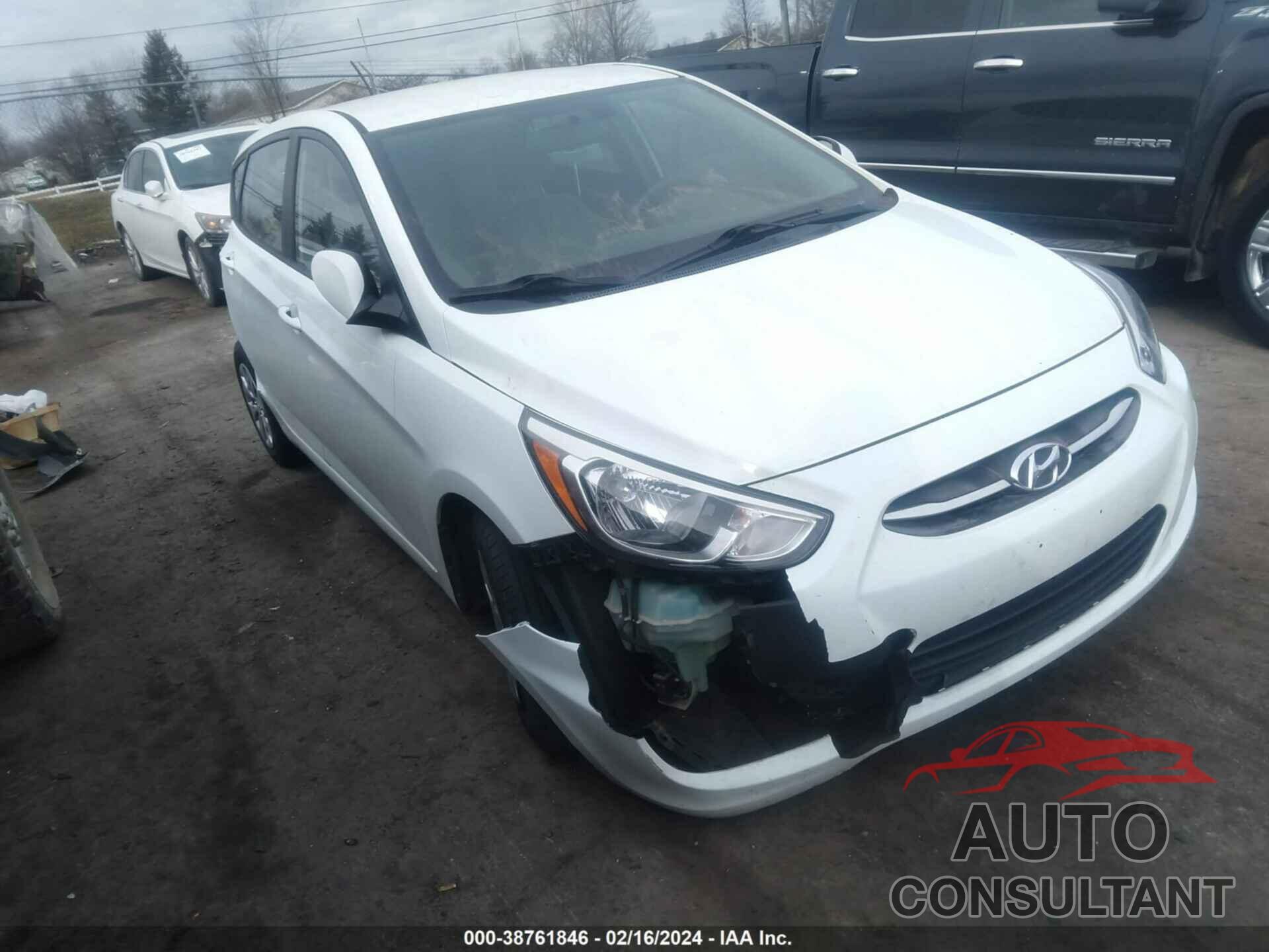 HYUNDAI ACCENT 2016 - KMHCT5AE9GU261010