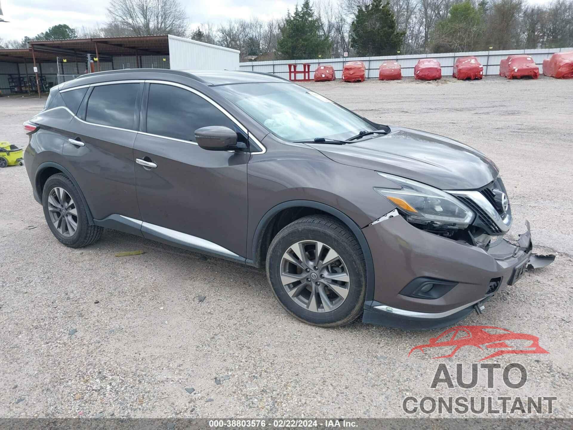 NISSAN MURANO 2018 - 5N1AZ2MG4JN155602