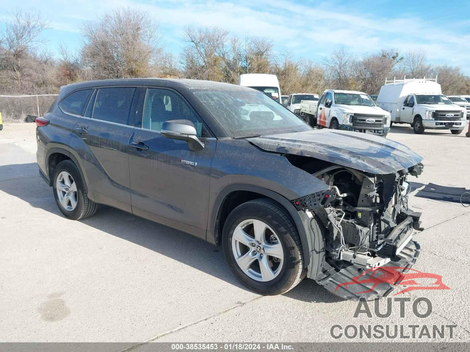 TOYOTA HIGHLANDER 2021 - 5TDZARAH7MS009102