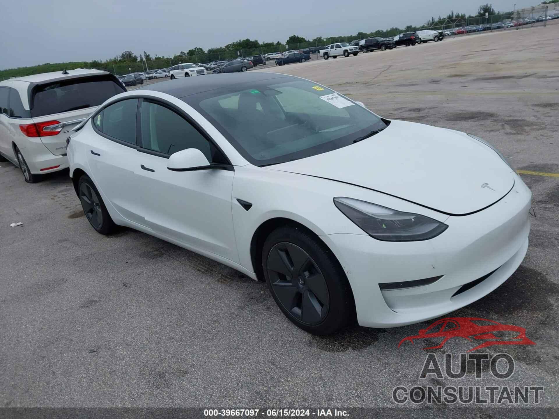 TESLA MODEL 3 2022 - 5YJ3E1EAXNF305827