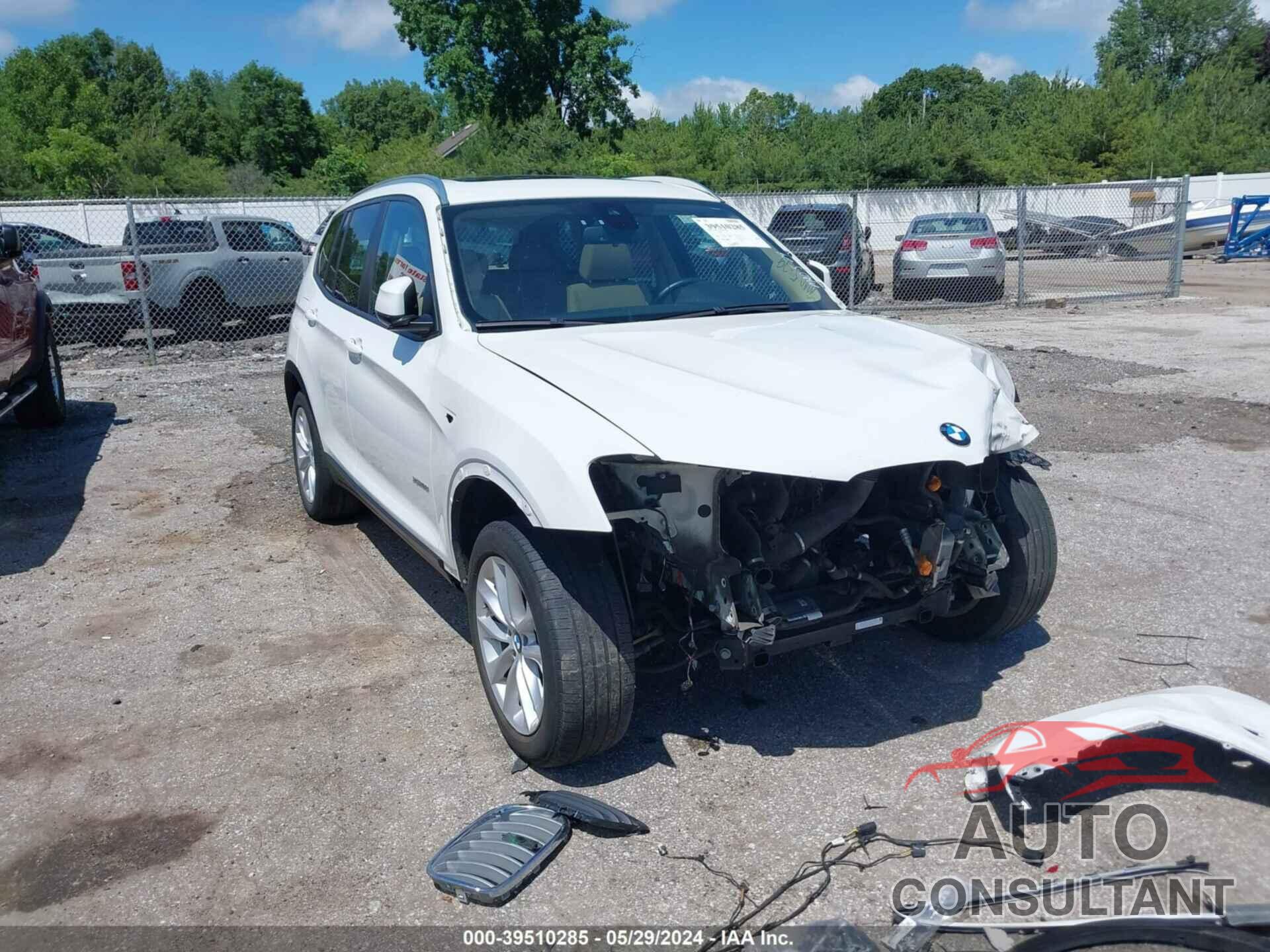 BMW X3 2017 - 5UXWX9C3XH0T17259