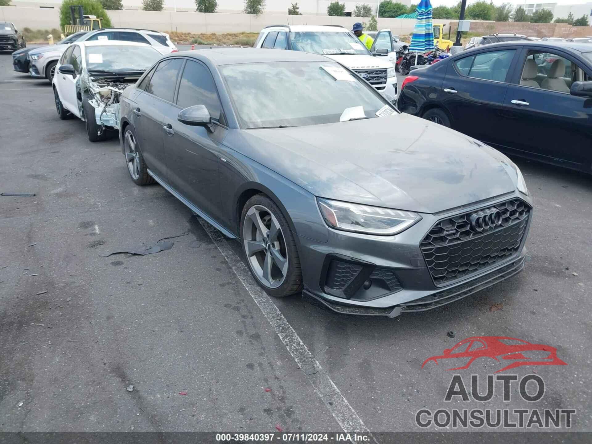 AUDI A4 2021 - WAUEAAF45MA017604