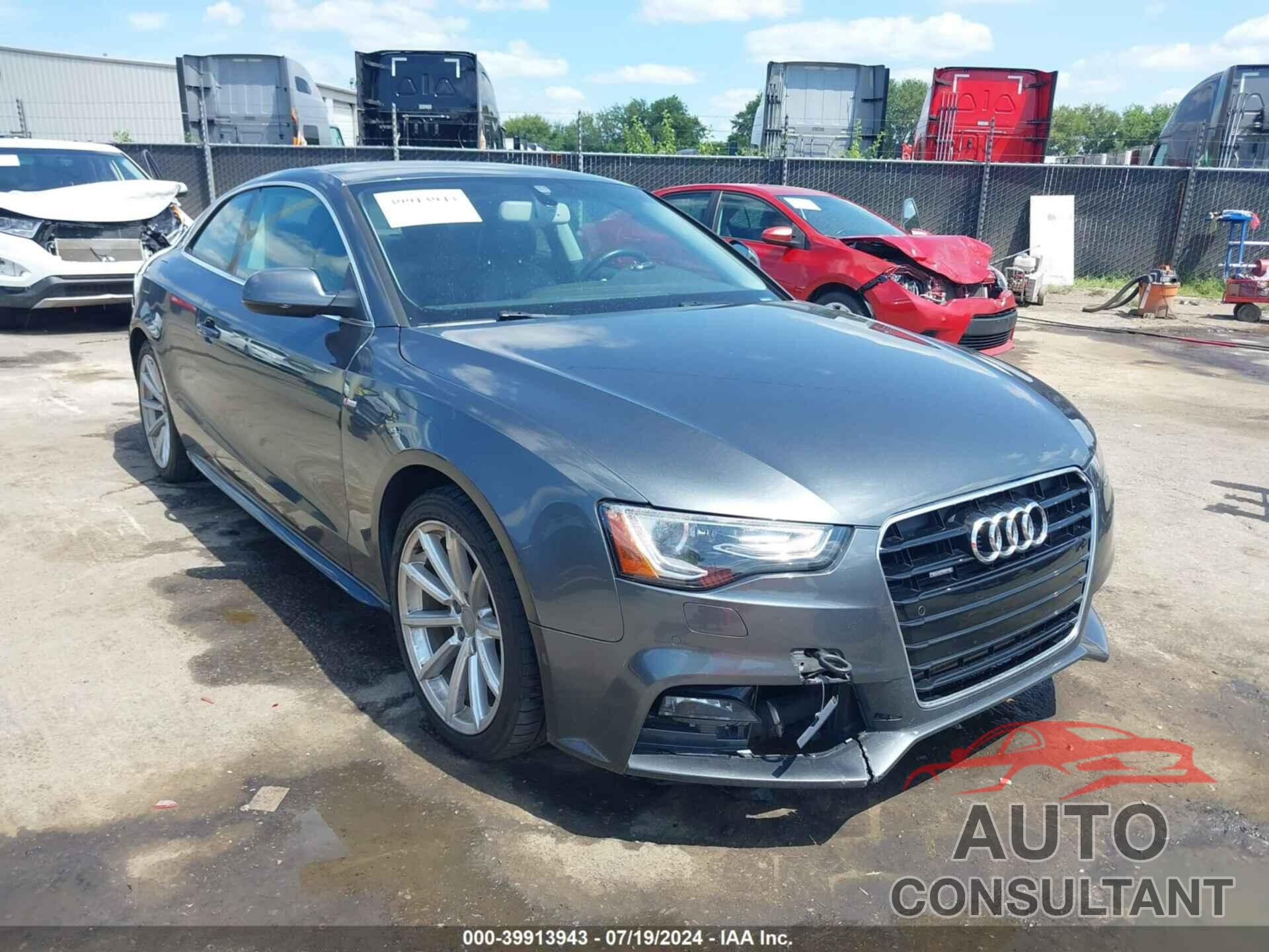 AUDI A5 2017 - WAUD2AFR9HA000413