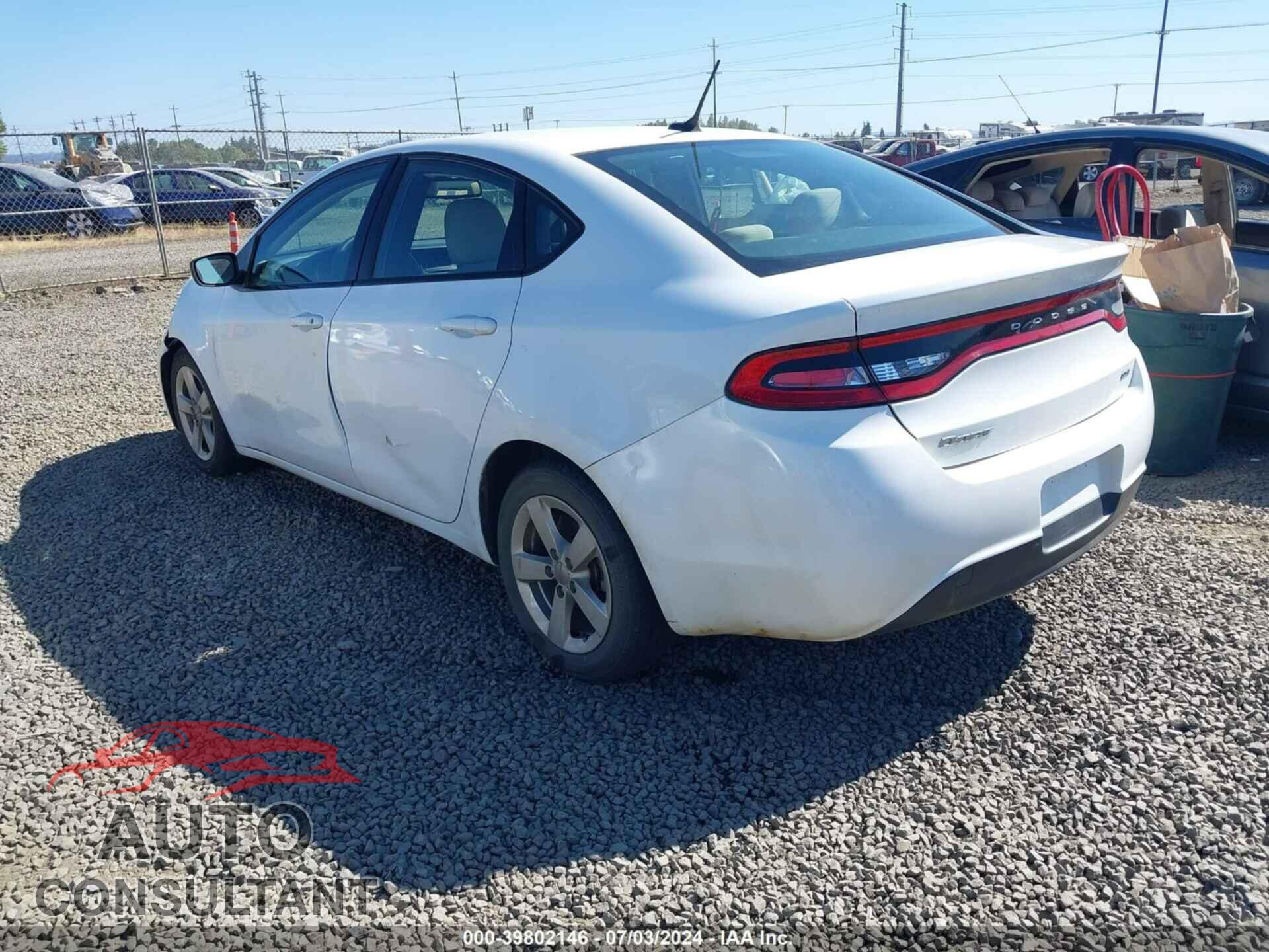 DODGE DART 2015 - 1C3CDFBB0FD227505