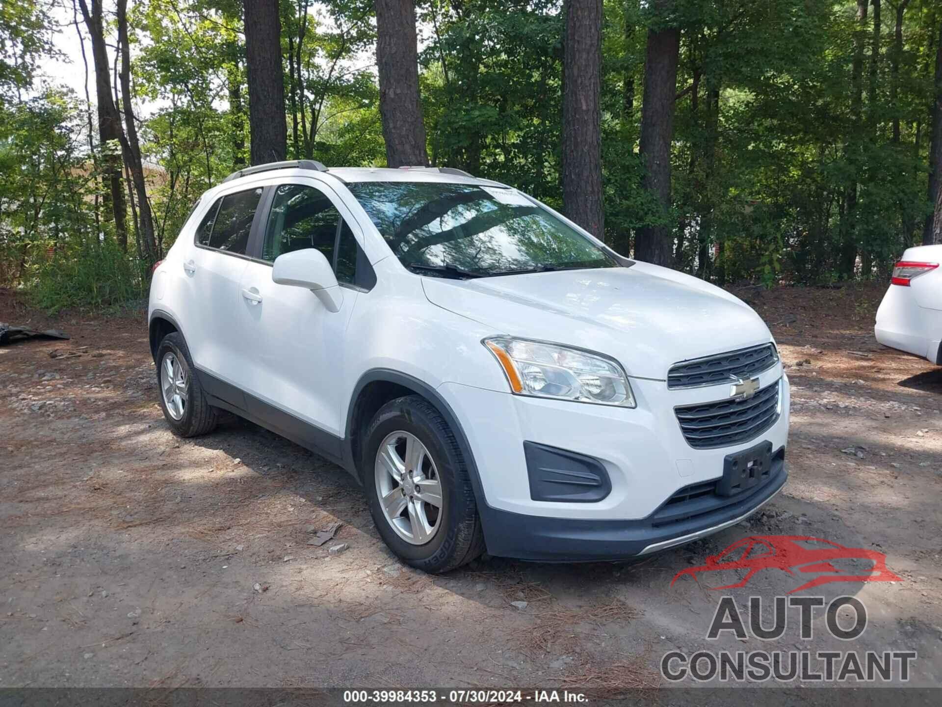 CHEVROLET TRAX 2016 - 3GNCJLSB3GL185322