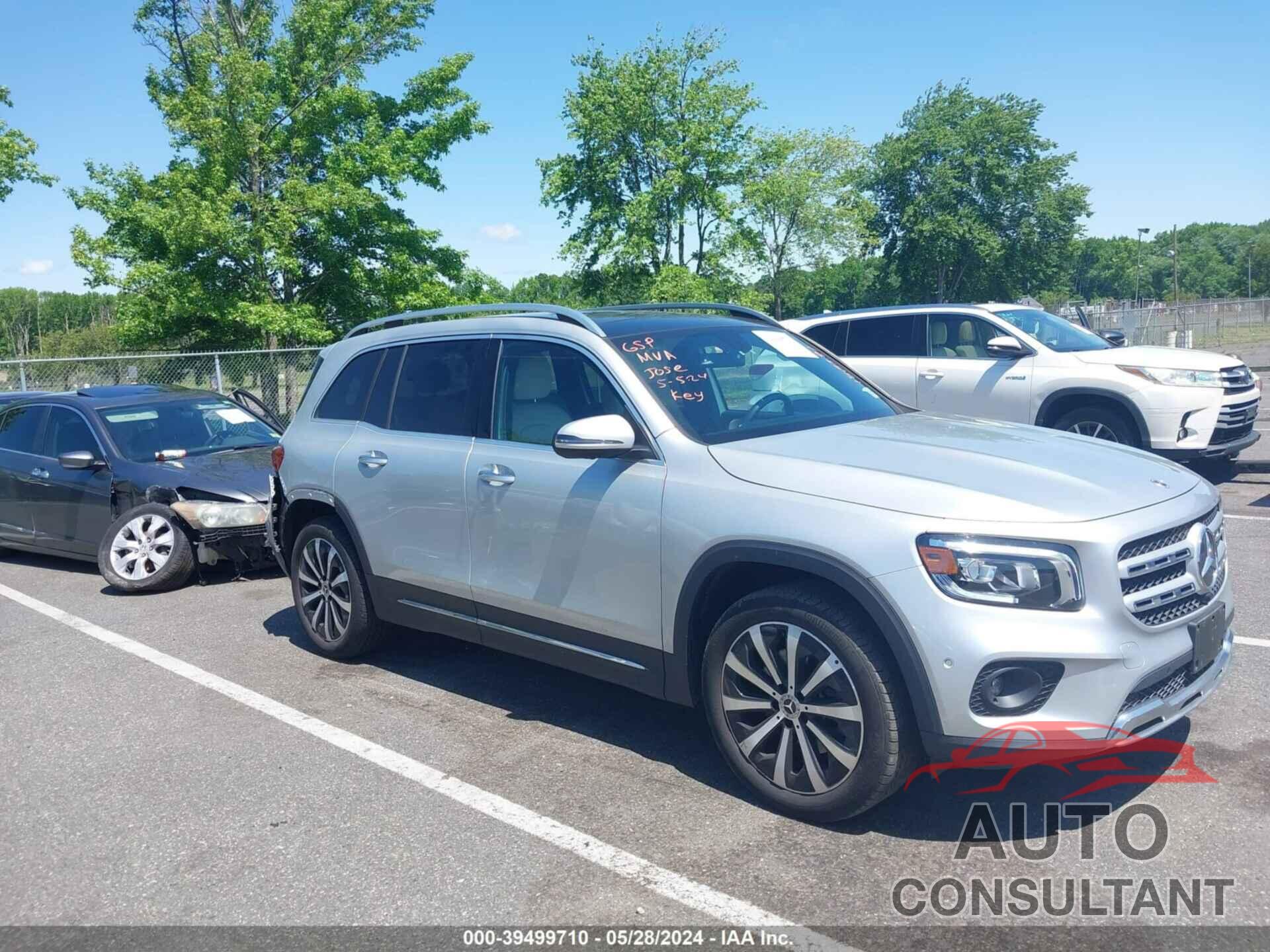 MERCEDES-BENZ GLB 250 2022 - W1N4M4HB2NW188391