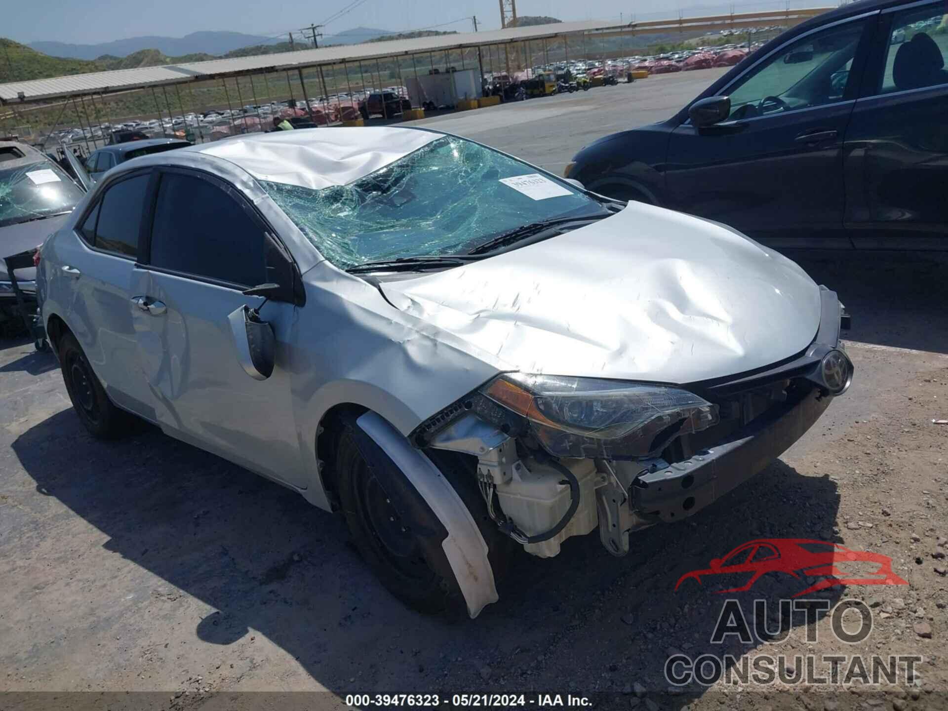 TOYOTA COROLLA 2019 - 2T1BURHE9KC237029