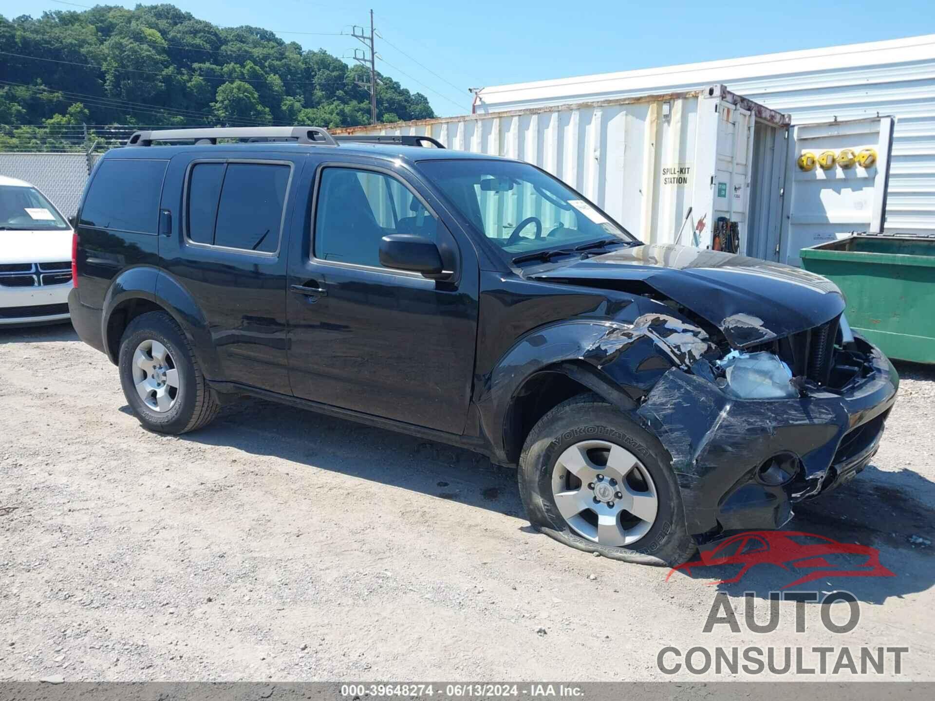 NISSAN PATHFINDER 2012 - 5N1AR1NB7CC639470
