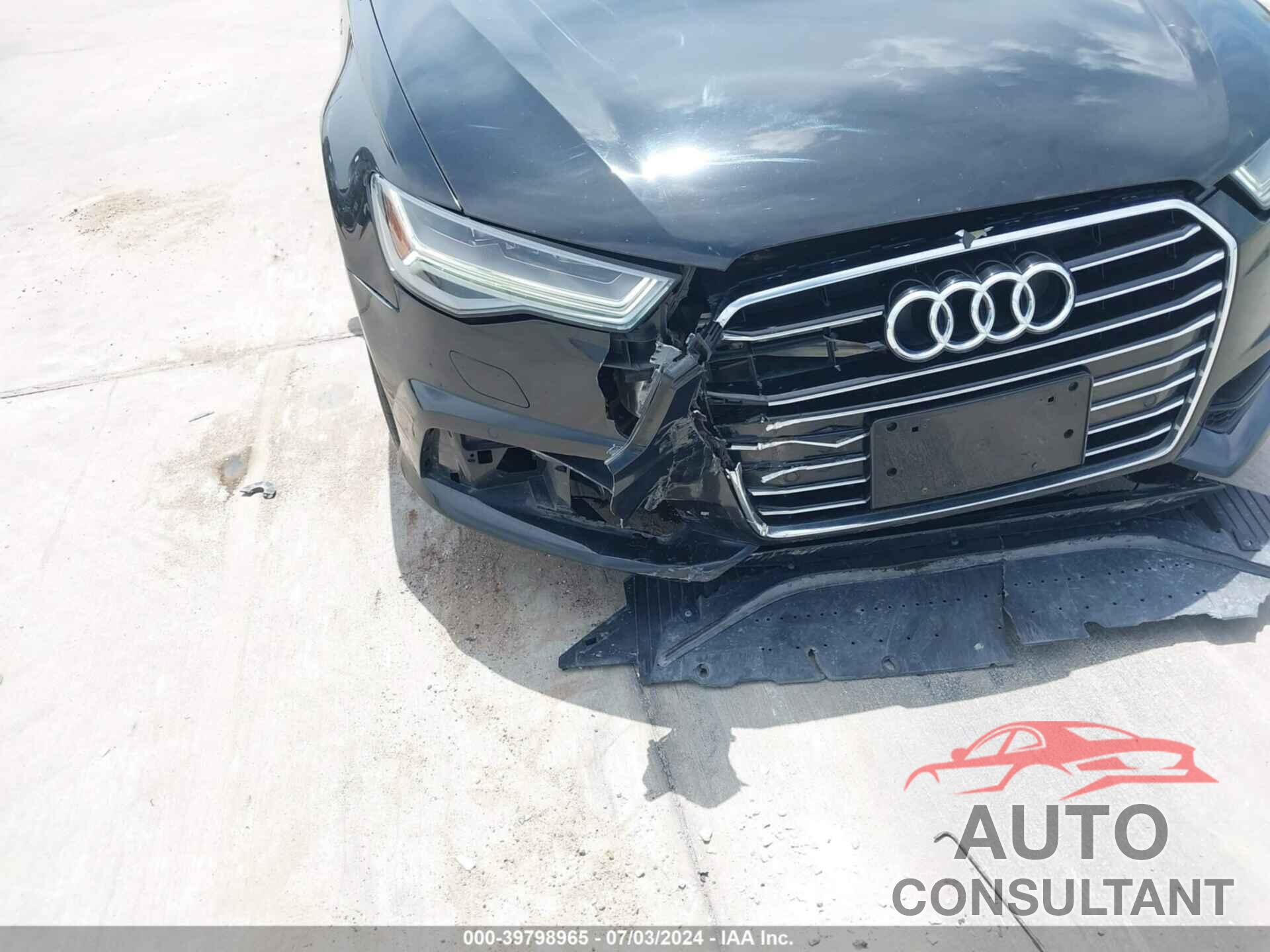 AUDI A6 2018 - WAUG3AFC0JN098669