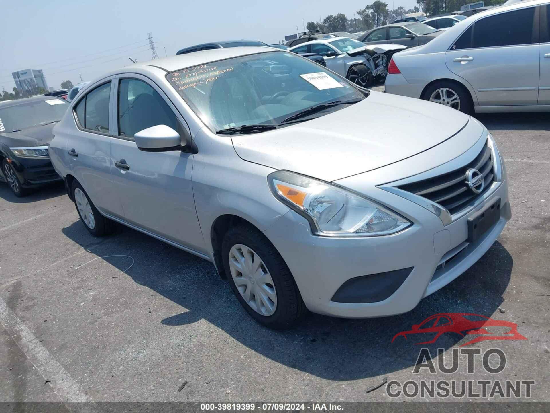 NISSAN VERSA 2016 - 3N1CN7AP3GL831897