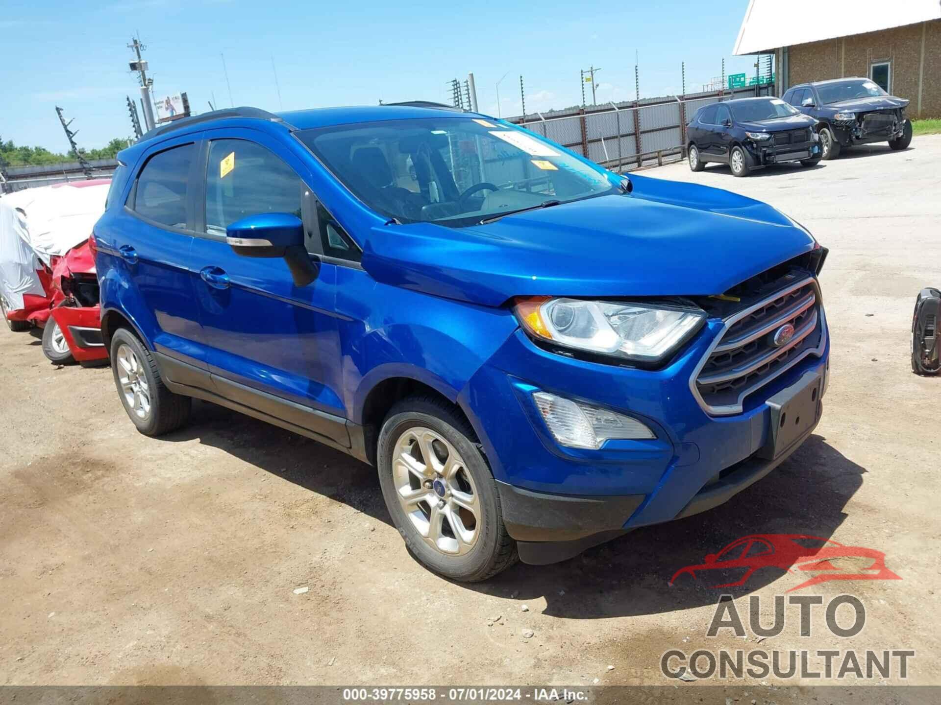 FORD ECOSPORT 2018 - MAJ3P1TE0JC179703