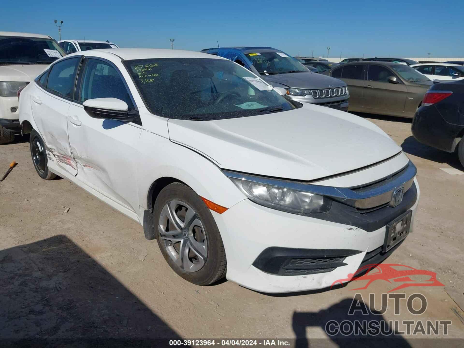 HONDA CIVIC 2017 - 19XFC2F57HE068959