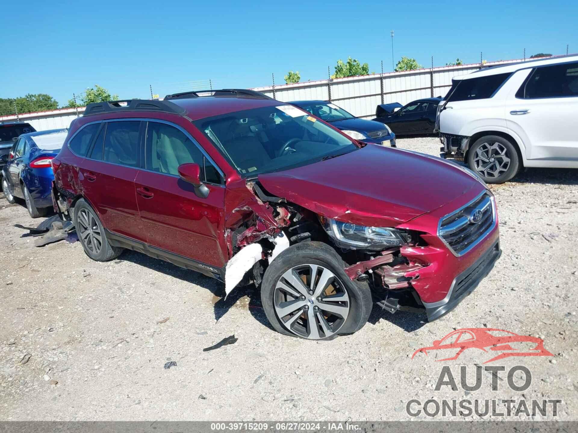 SUBARU OUTBACK 2019 - 4S4BSAJC2K3394759