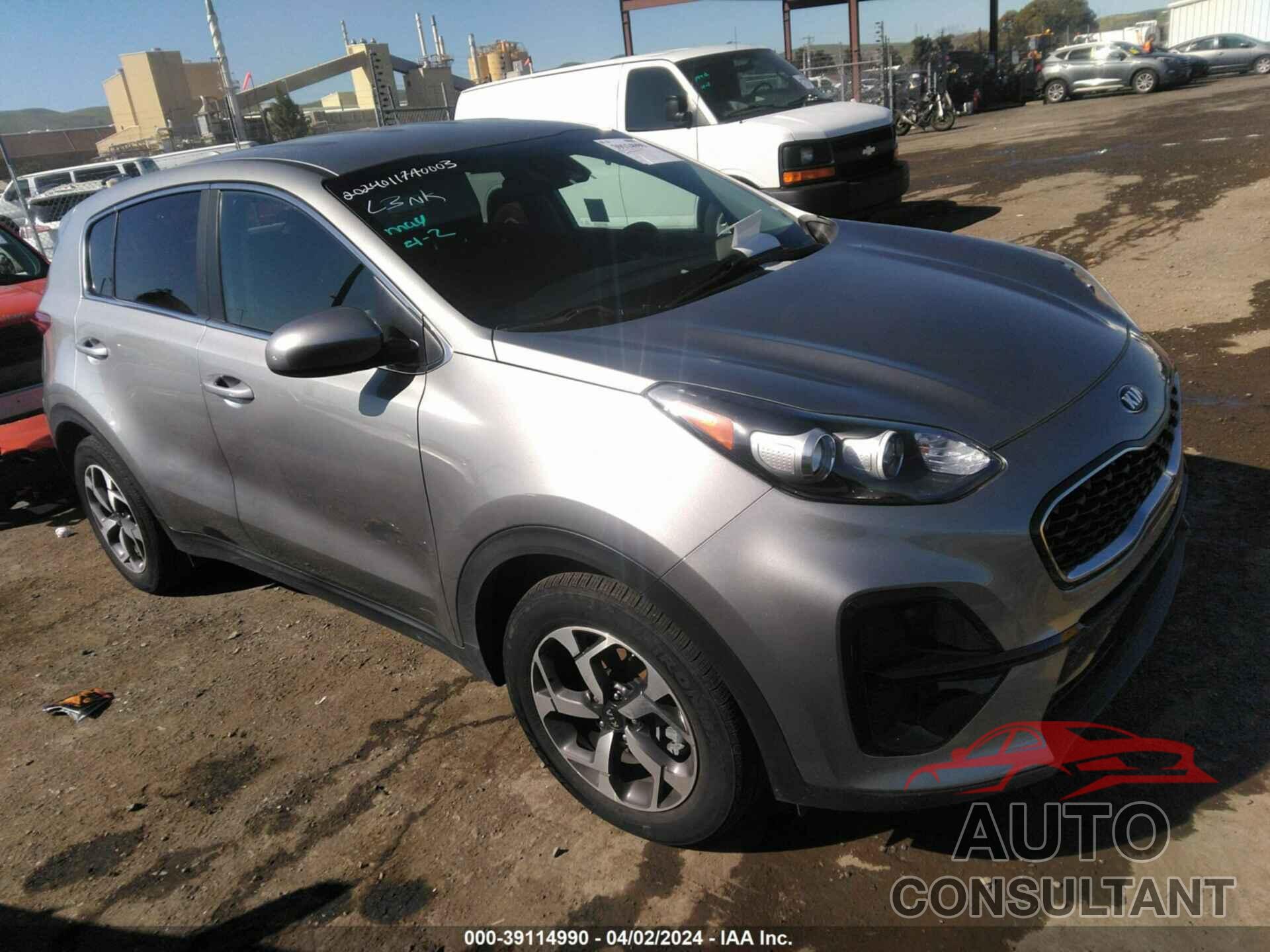 KIA SPORTAGE 2020 - KNDPM3AC8L7787126