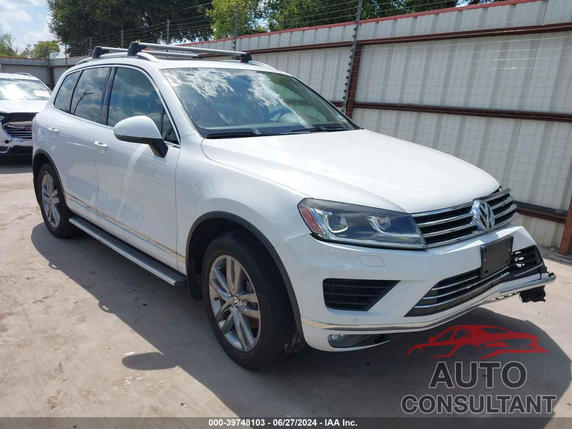 VOLKSWAGEN TOUAREG 2016 - WVGEP9BP2GD003769