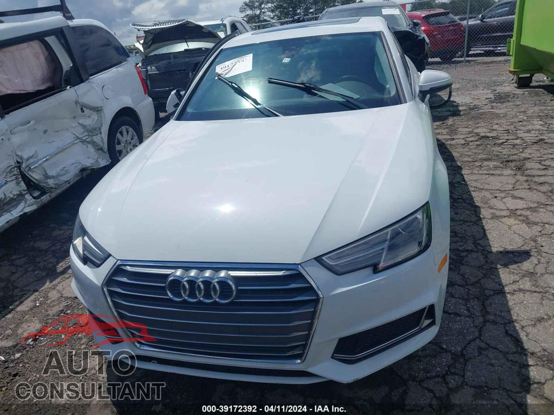 AUDI A4 2019 - WAUGMAF49KN001850