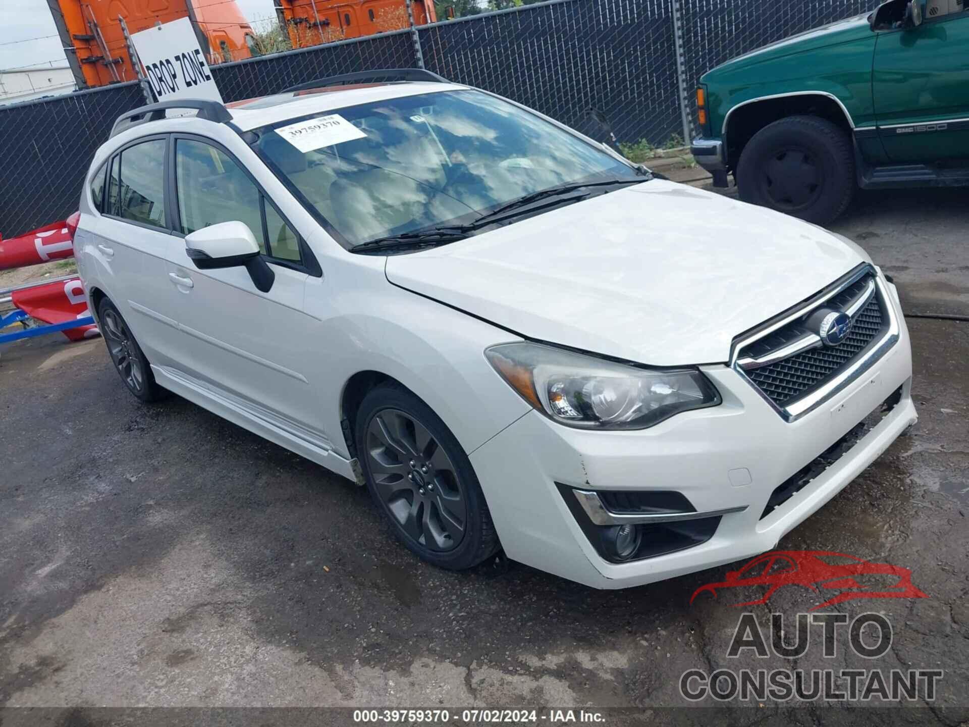 SUBARU IMPREZA 2016 - JF1GPAS67G8214258