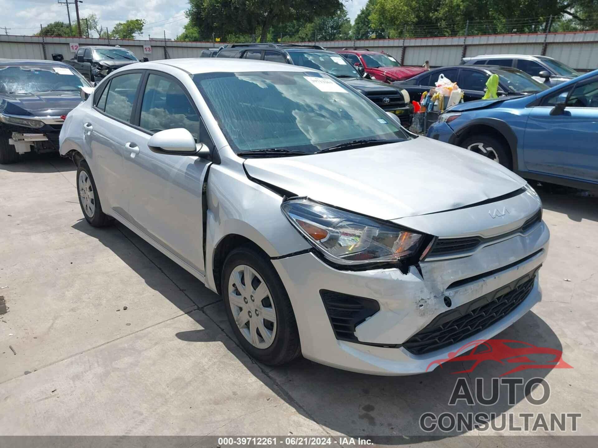 KIA RIO 2022 - 3KPA24ADXNE437820