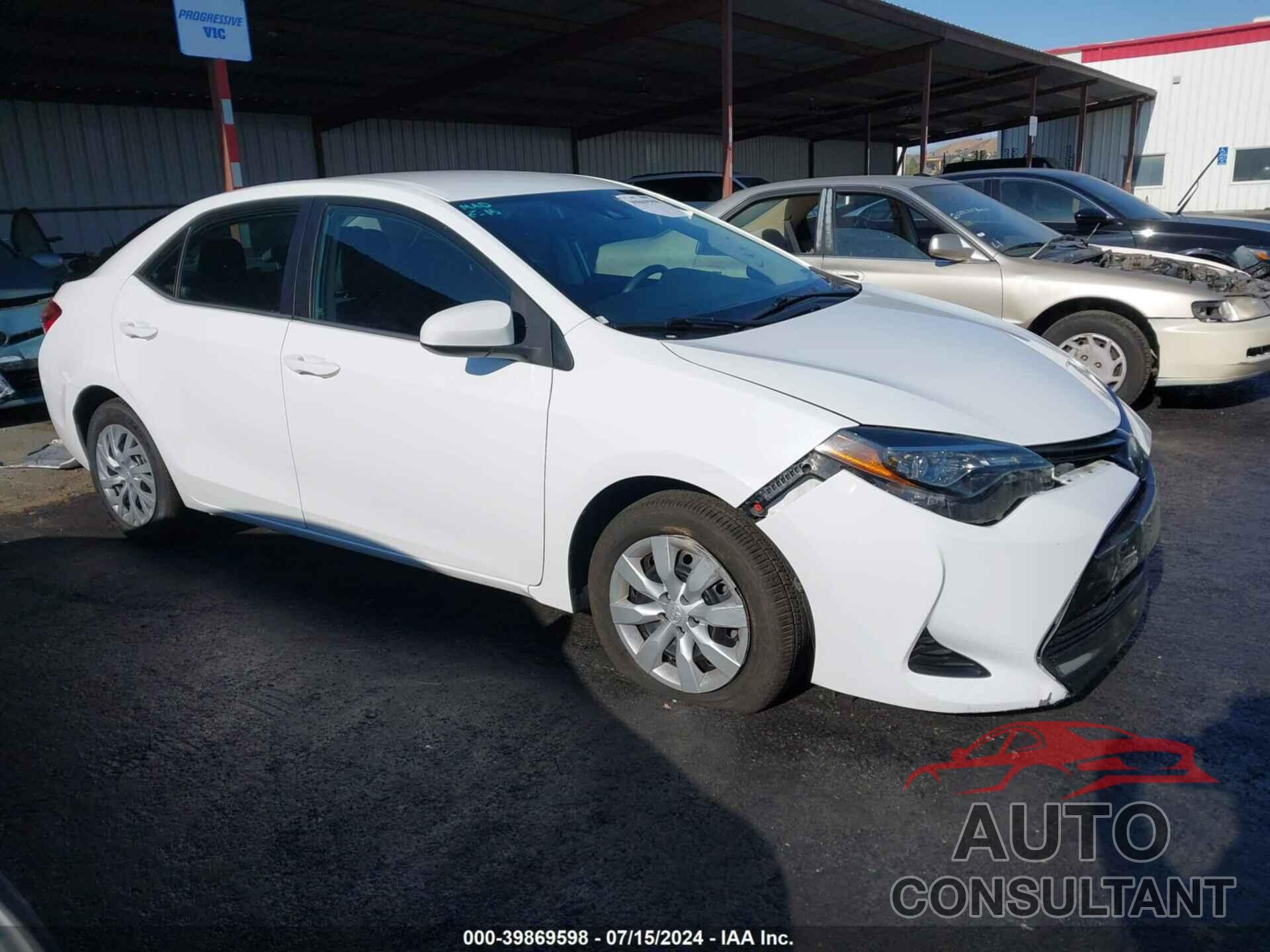 TOYOTA COROLLA 2018 - 2T1BURHE2JC069930